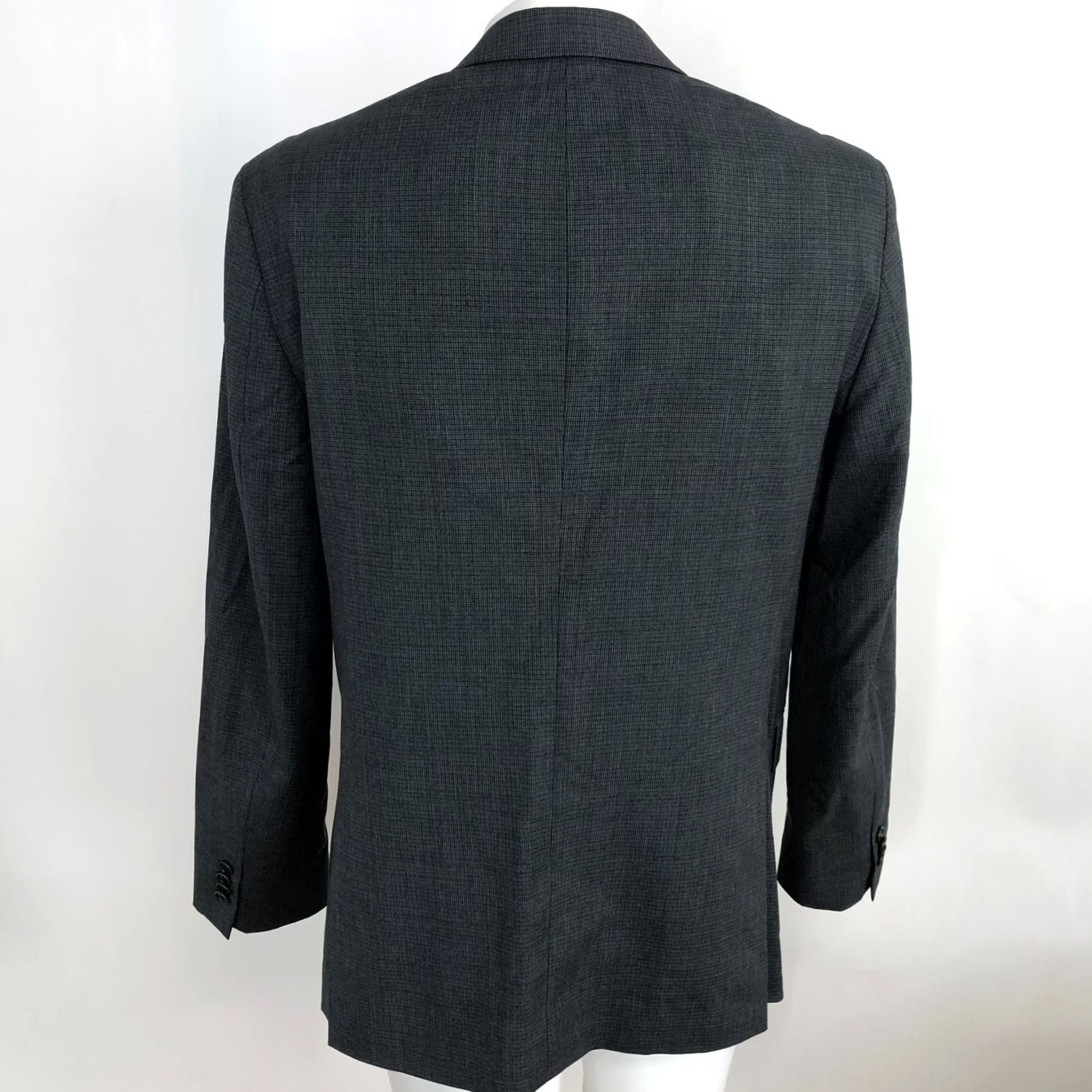 John Varvatos John Varvatos U.S.A. Sport Coat Jacket Gray Men's Wool 40 Regular Notch Lapel Double-Vented 2-Button Front Dry Clean Only Suit Coat Size 40R - 4 Thumbnail