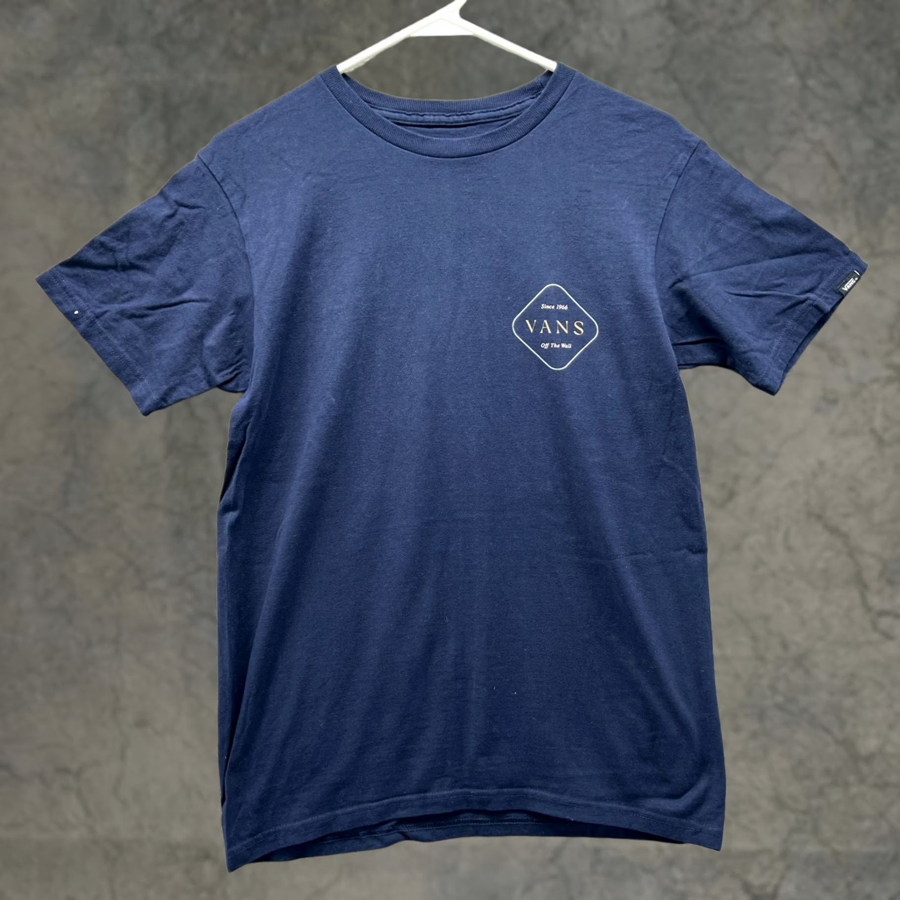 Vans VANS Shirt Mens Small Blue Crewneck Casual Tee Classic Flower Print Skate Shirt Mens Small Blue Crewneck Regular Fit Cotton Logo Vinyl? Size US S / EU 44-46 / 1 - 1 Thumbnail