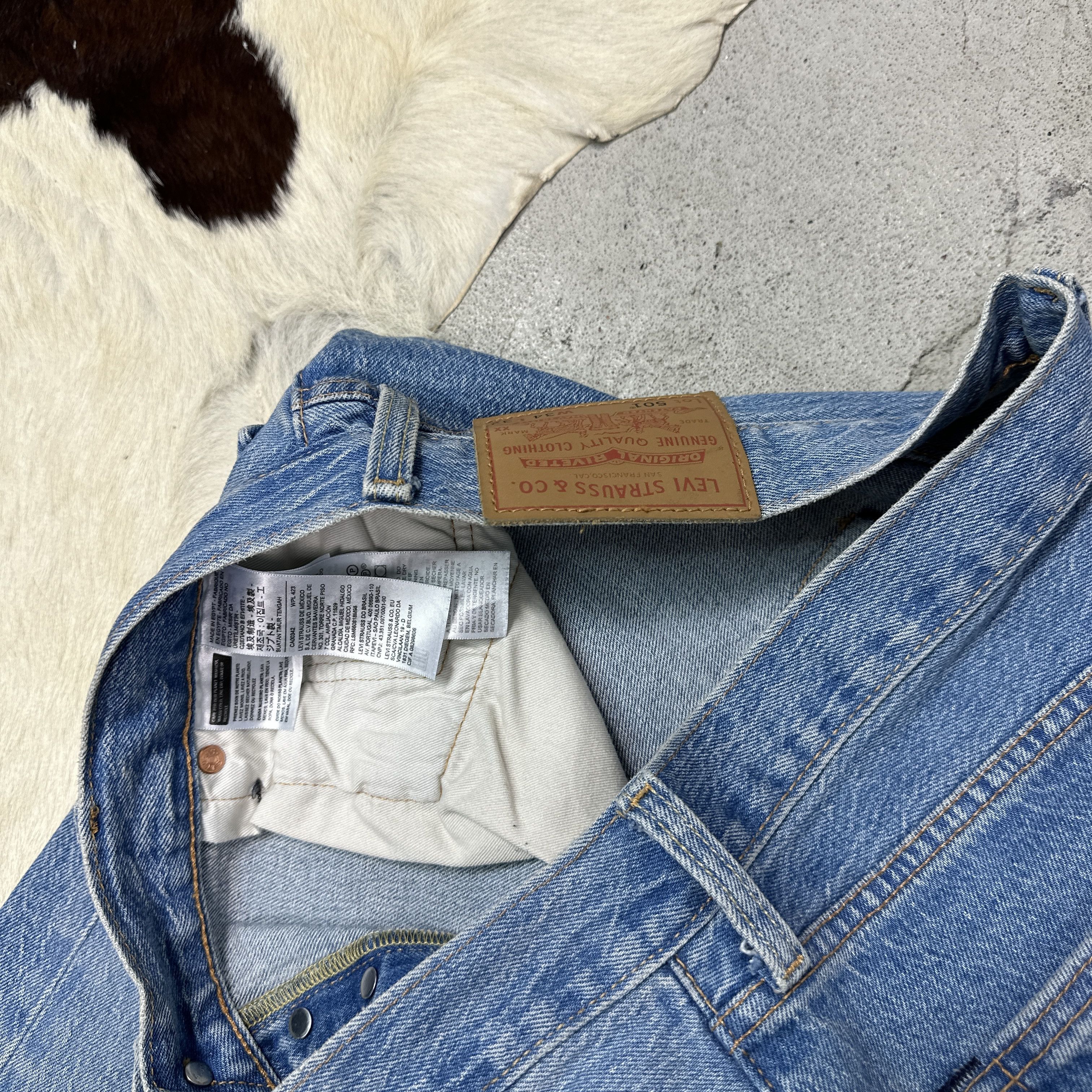 Levi's Vintage Denim Streetwear Levi's 501 Jeans Y2K Size US 34 / EU 50 - 5 Thumbnail
