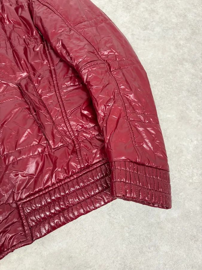 Daniele Alessandrini 2000s Daniele Alessandrini Bordeaux Patent British Puffer Jacket Size US S / EU 44-46 / 1 - 8 Thumbnail