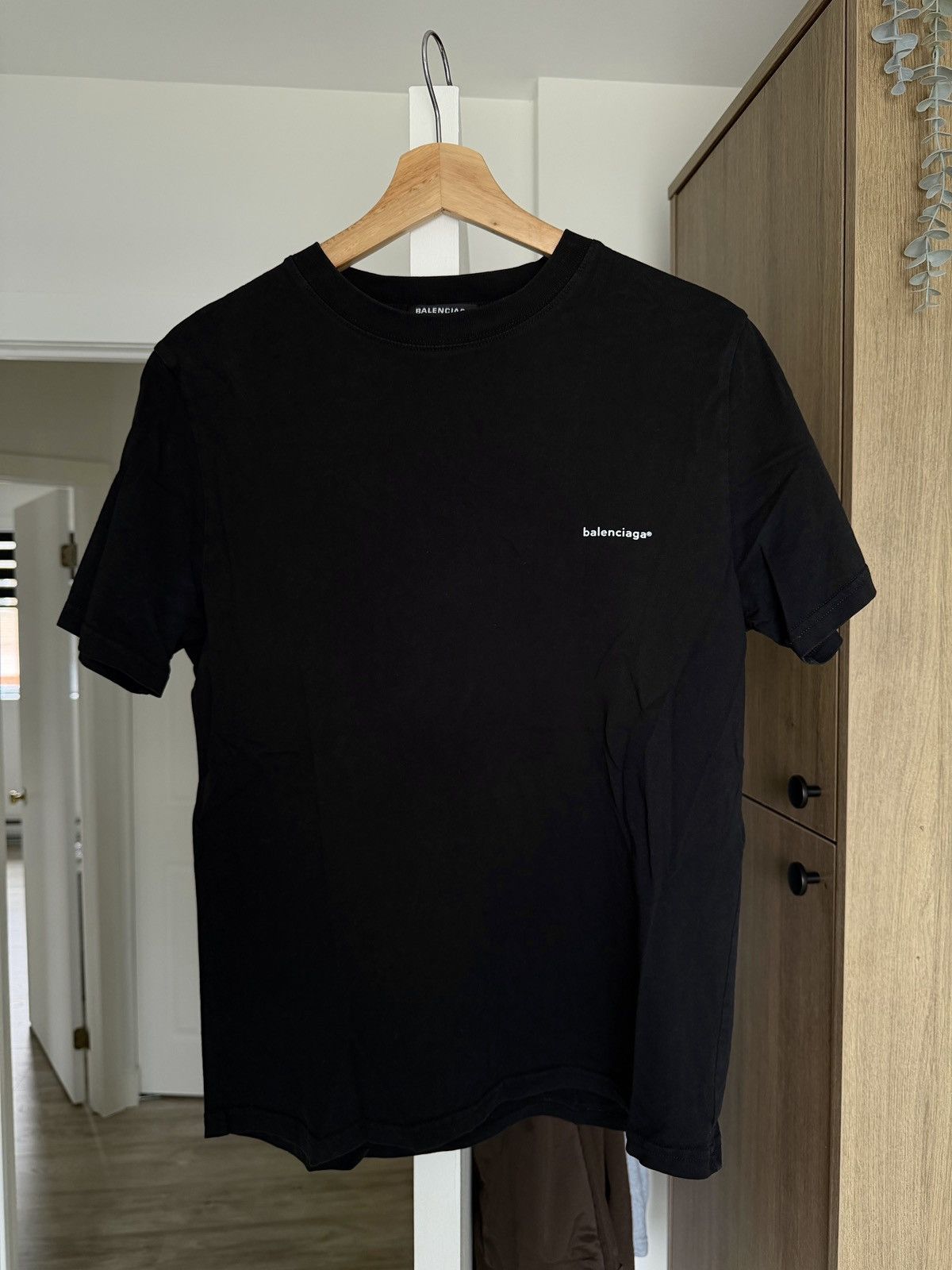 Balenciaga Balenciaga cotton logo t shirt Size US M / EU 48-50 / 2 - 1 Thumbnail
