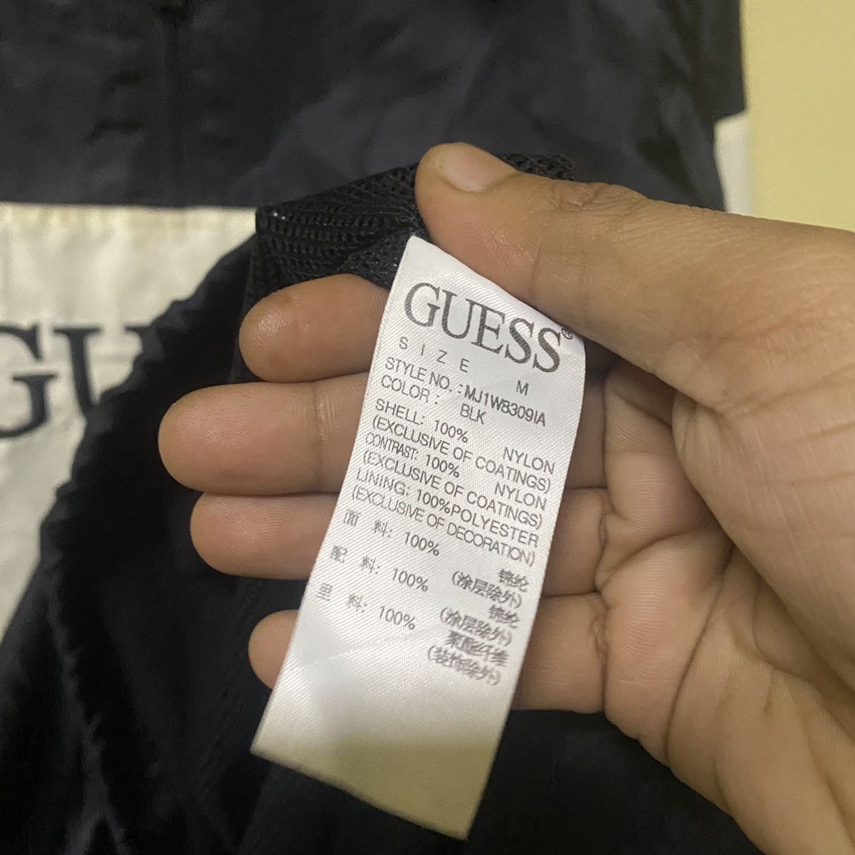 Guess Hoodie quarter zip windbreaker guess big logo Size US M / EU 48-50 / 2 - 4 Thumbnail