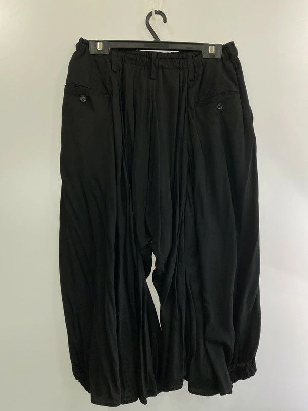 Worldwide Youth Yohji Yamamoto POUR HOMME 19SS crow karasu pants HH-P48-201 Size US 36 / EU 52 - 2 Thumbnail