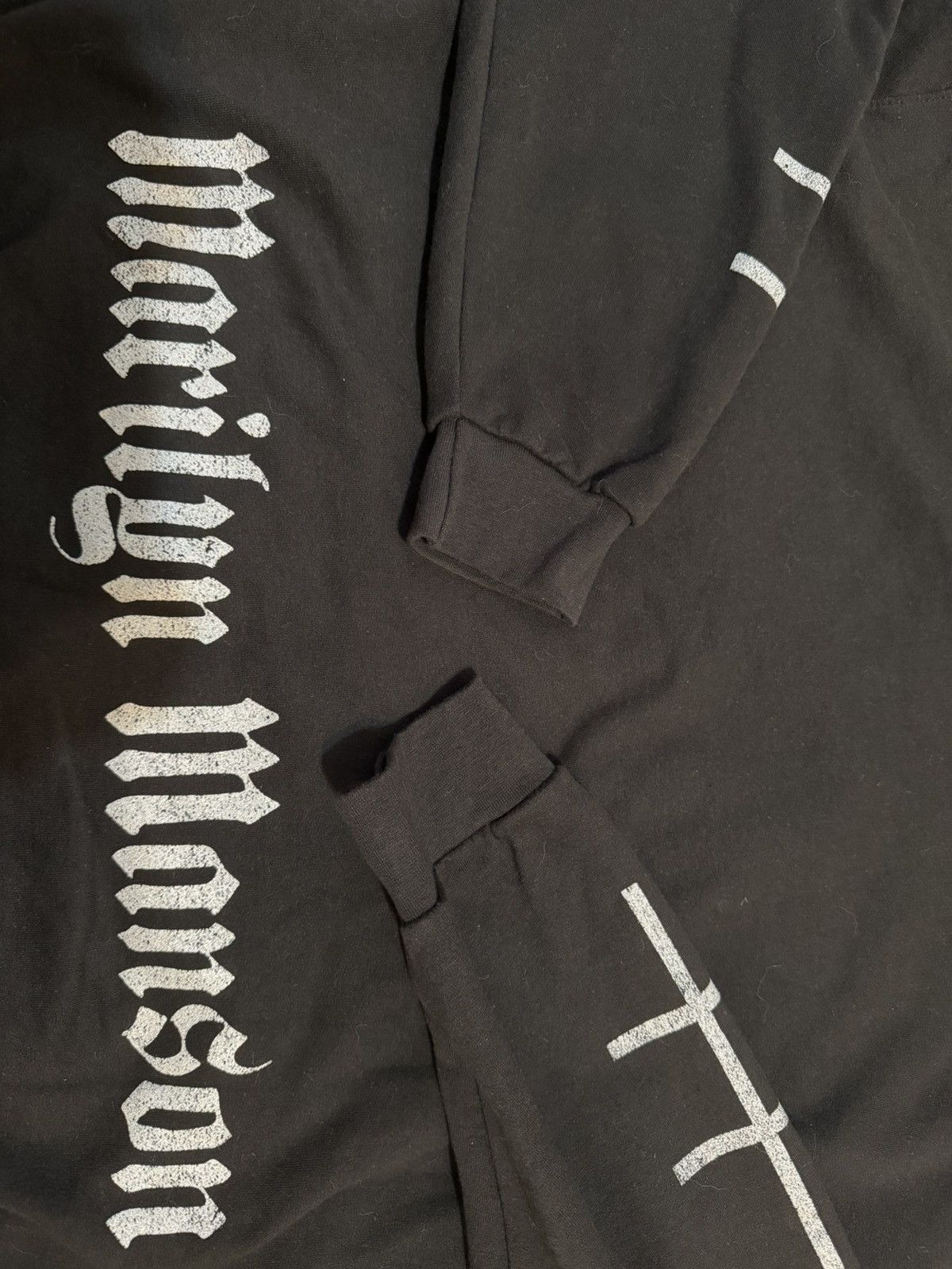 Gildan Marilyn Manson zipped hoodie official merch '24 Tour XL Size US XL / EU 56 / 4 - 4 Thumbnail