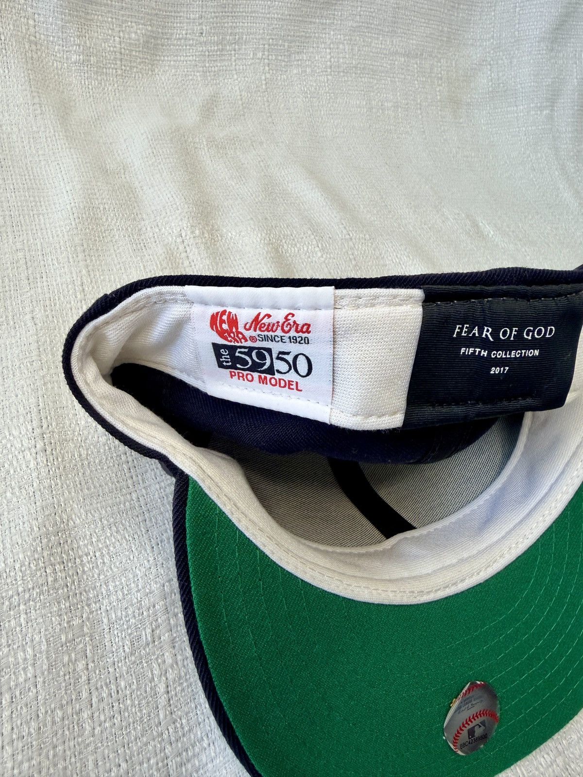 Fear of God Fear Of God New Era 5th collection 2017Hat Dark Navy 7 1/8 Size ONE SIZE - 12 Thumbnail