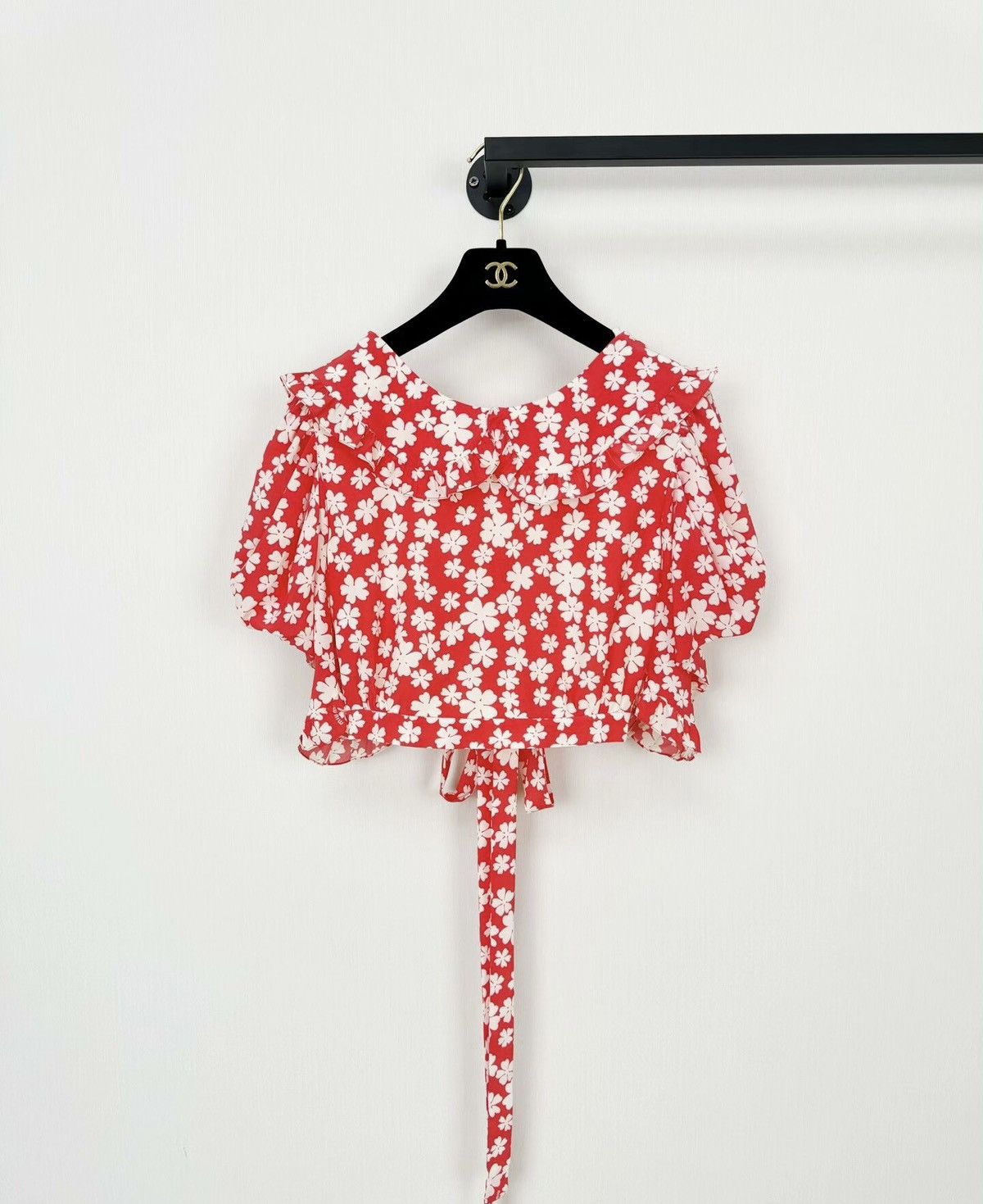 Miu Miu Miumiu floral silk blouse Size L / US 10 / IT 46 - 2 Thumbnail
