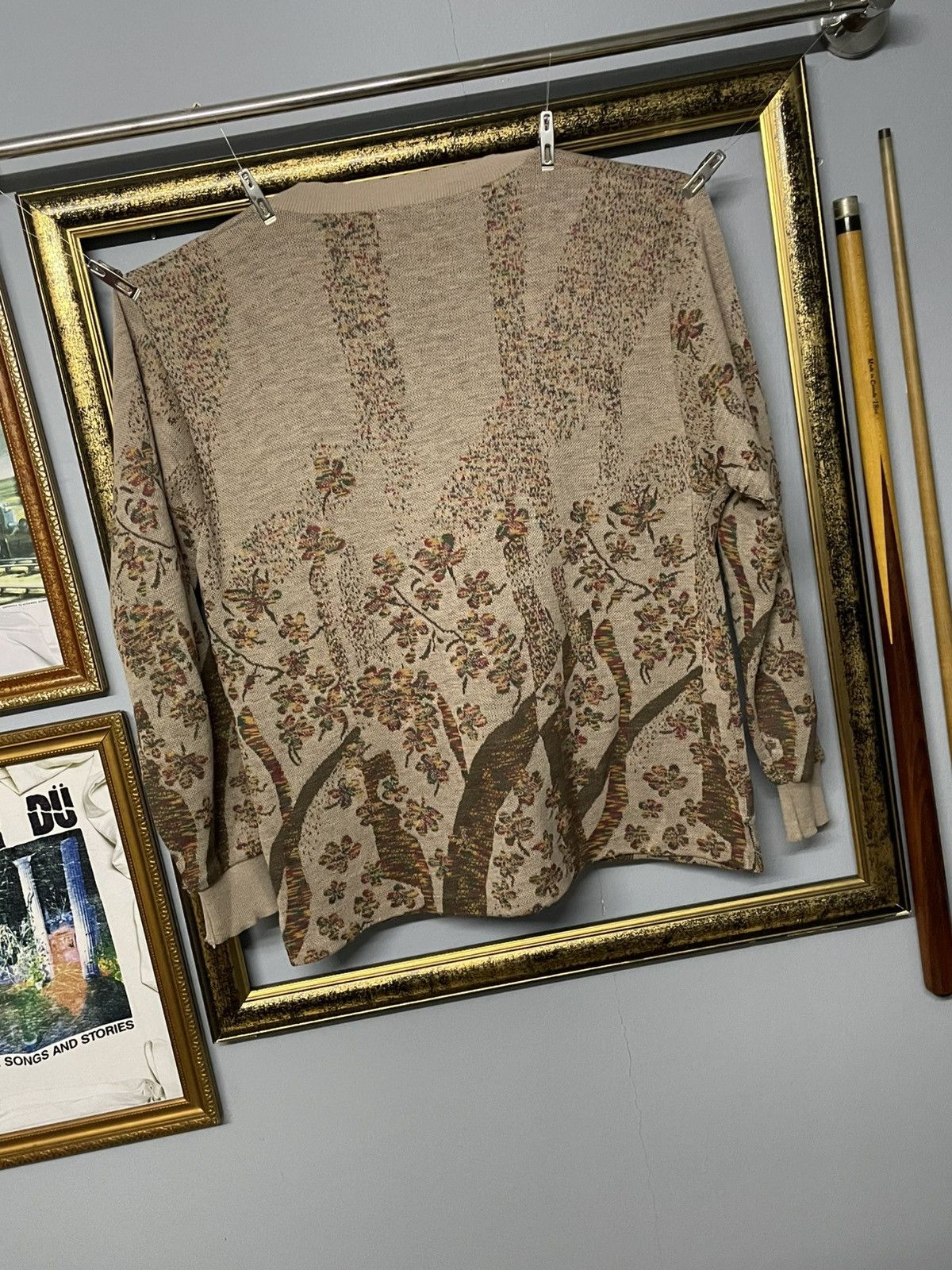 Japanese Brand Vintage 1990s Japan Venlicella Classic Distressed Cardigan Size US M / EU 48-50 / 2 - 9 Thumbnail