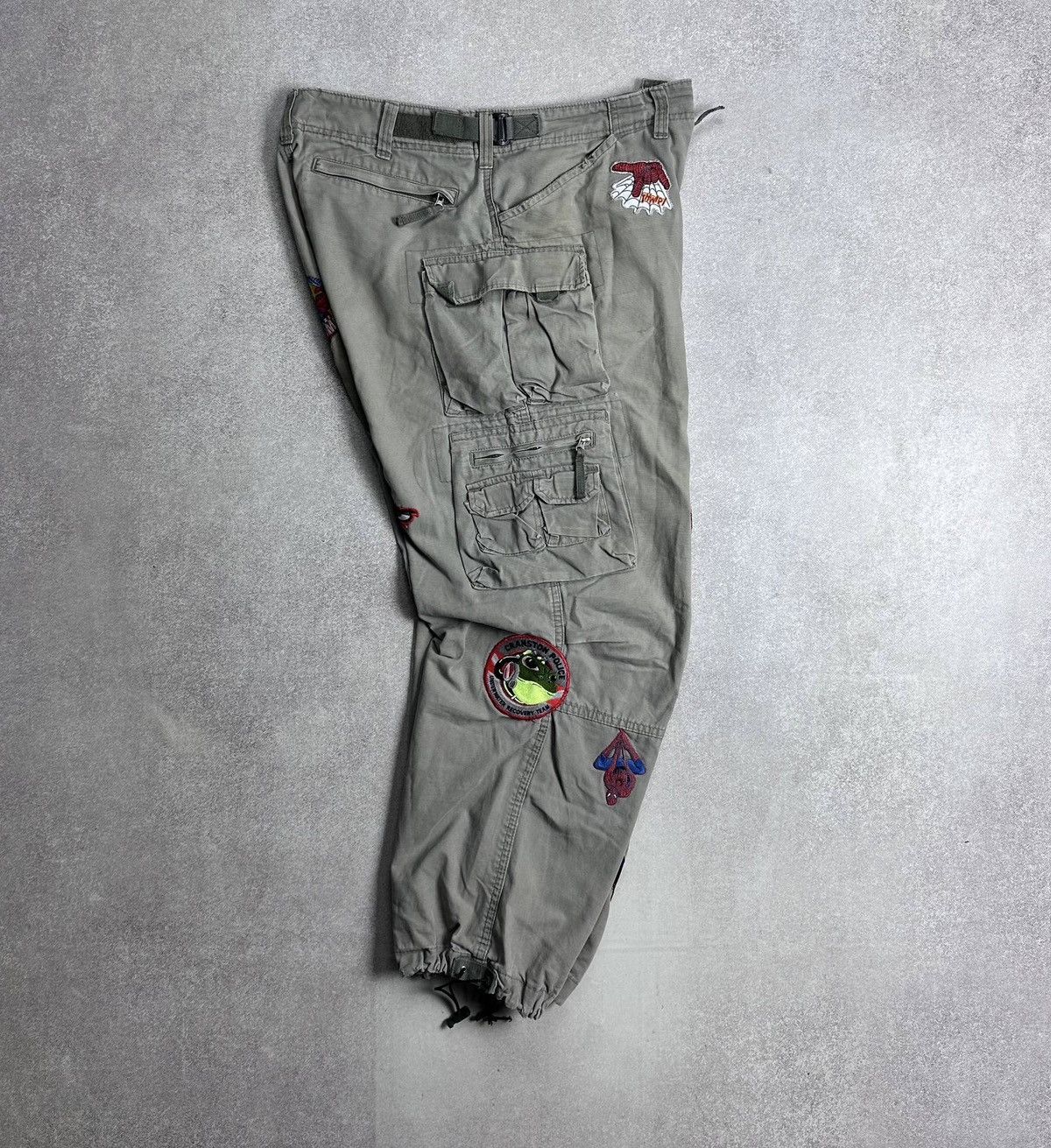 Vintage Vintage Molecule Baggy Patchwork Cargo Pants 35 Size US 35 - 4 Thumbnail