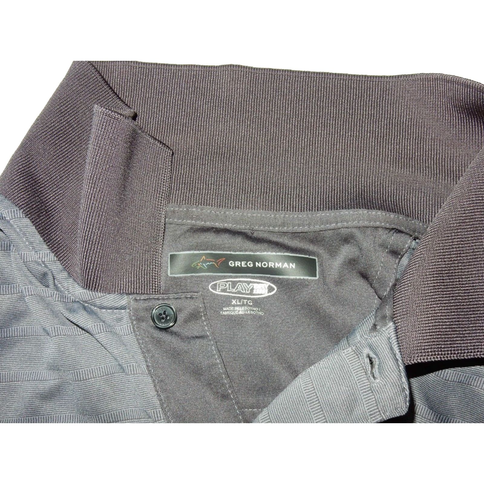 Vintage VINTAGE? (No, not vintage) - Actually: Greg Norman Men's Polo Shirt XL Gray Polyester Short Sleeve Polo Size US XL / EU 56 / 4 - 3 Thumbnail
