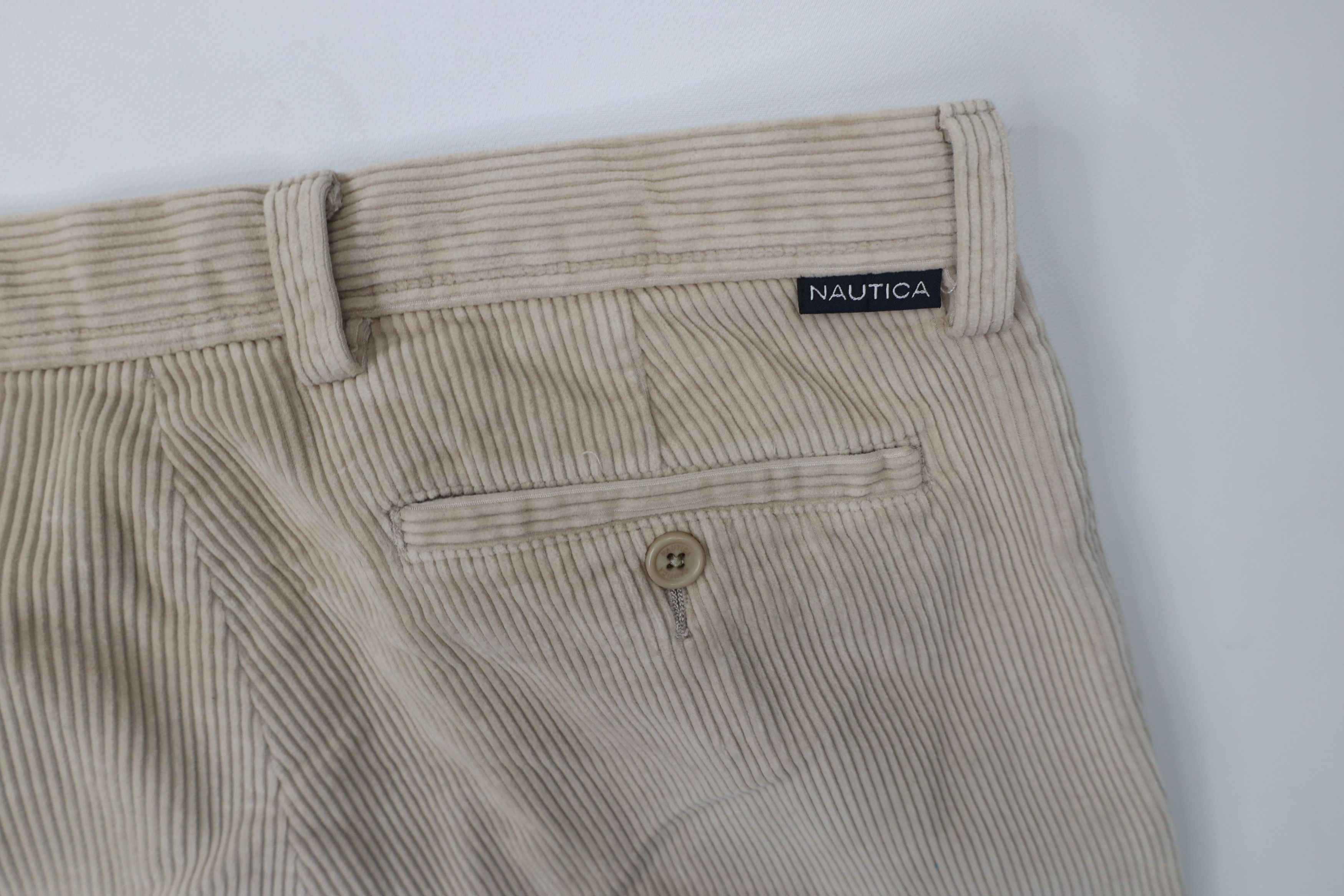 Nautica Vintage 90s Nautica Fit Wide Leg Corduroy Chino Pants Size US 34 / EU 50 - 16 Thumbnail