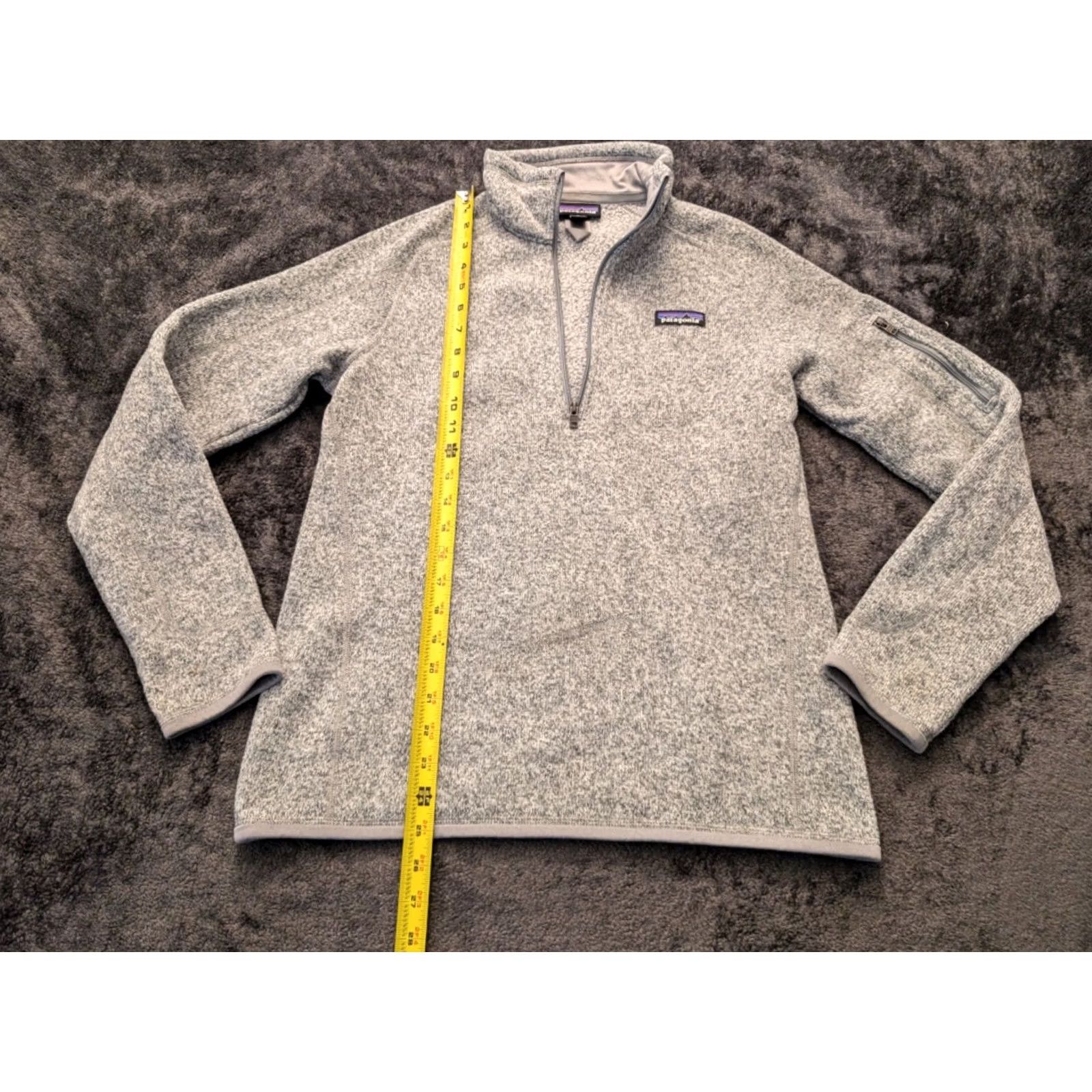 Patagonia Womens Patagonia Better Sweater Jacket Regular Size M Gray 1/4 Zip Pockets Lightweight Casual Travel Workwear Classic Nature Outdoor Lizard Badge Logo Size M / US 6-8 / IT 42-44 - 2 Thumbnail