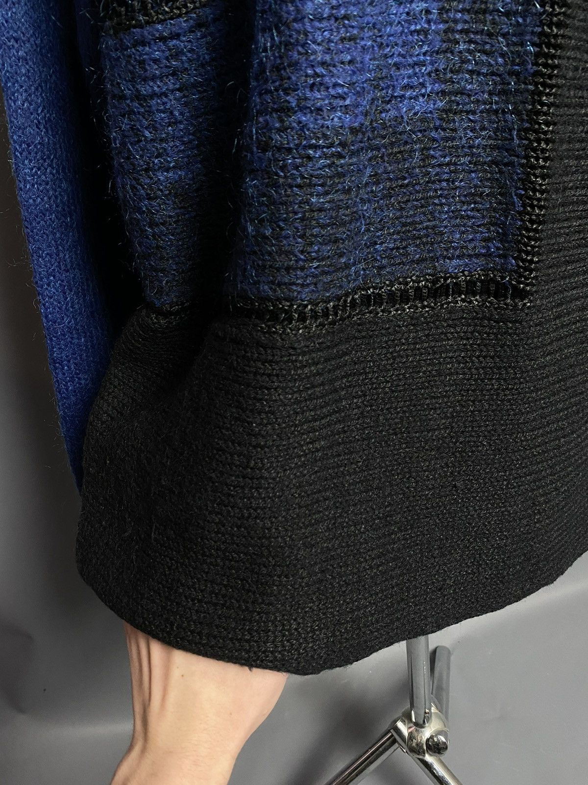 Sarah Pacini Sarah Pacini Alpaca Merino Sweater Colorblock Oversized Knit Size ONE SIZE - 11 Thumbnail