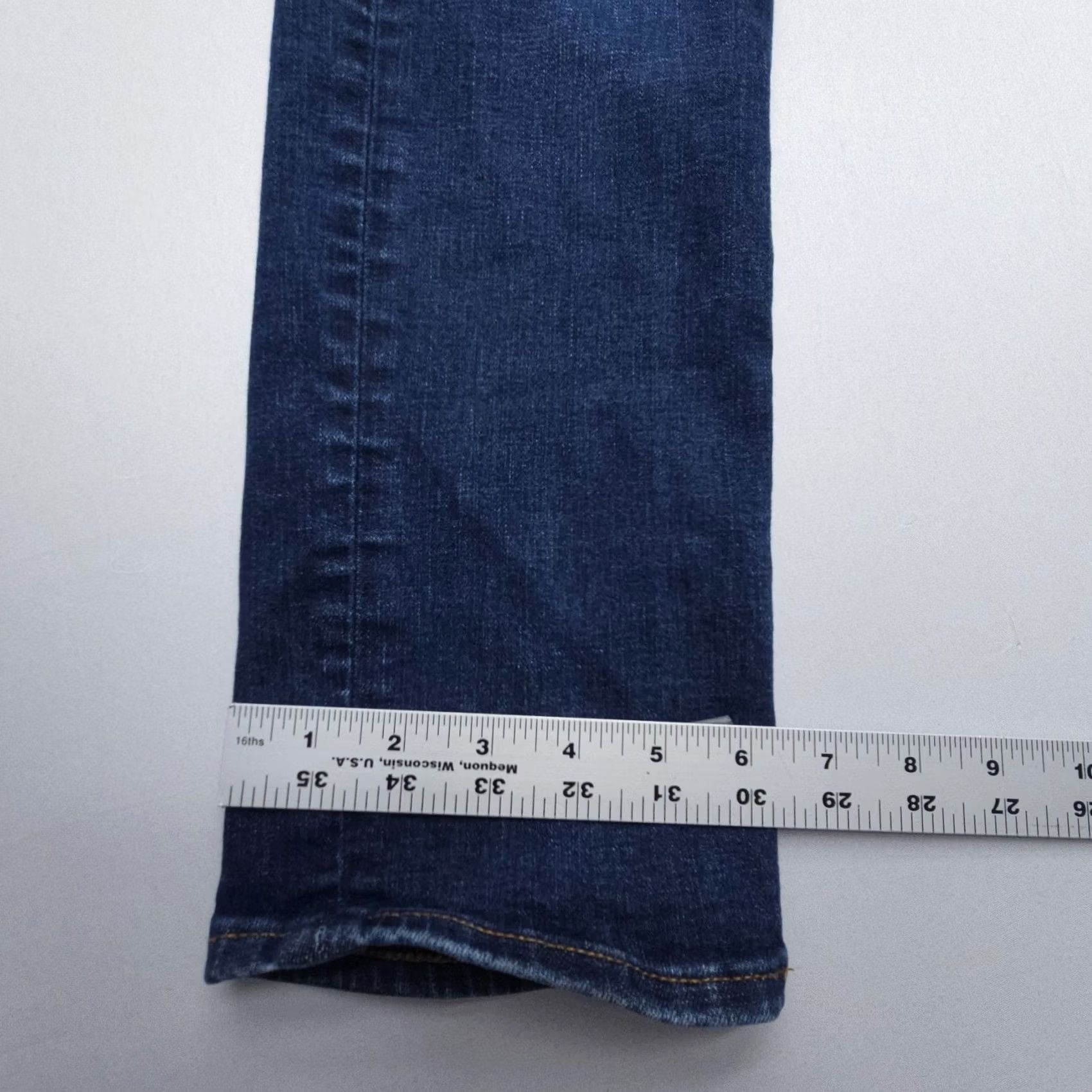 Gap Gap Jeans Mens Slim Straight 29x30 Dark Blue Denim Cotton Stretch 5-Pocket USA 1969 Regular Boys? Size US 29 - 5 Thumbnail