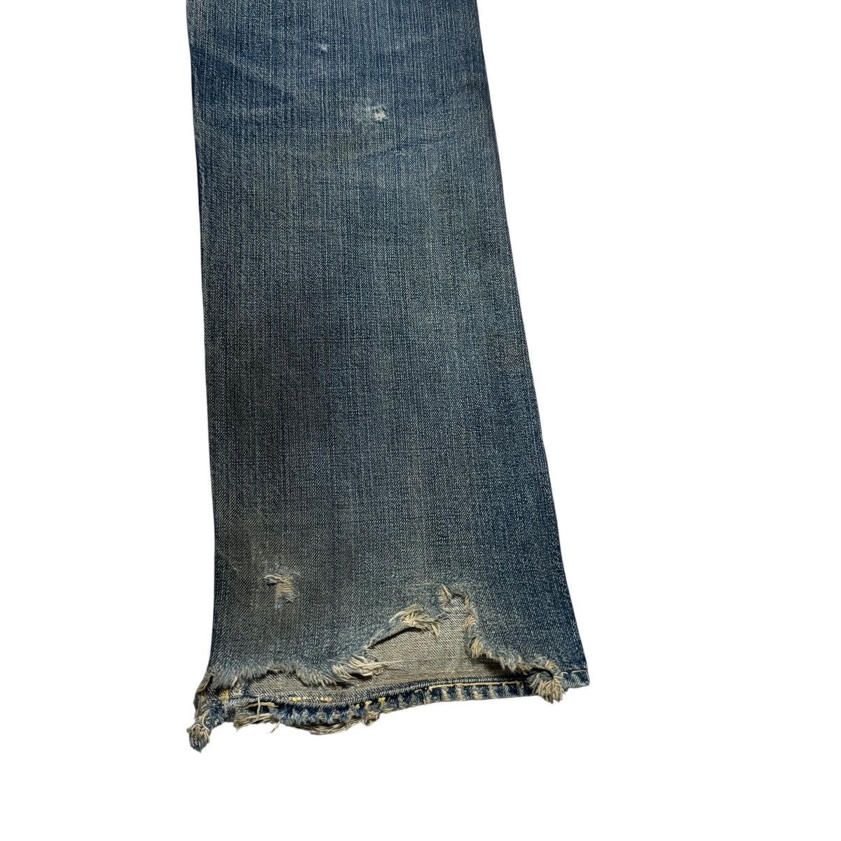 The Real McCoy's Vintage Real McCoys Ultimate Seeker Distessed Denim Jeans Size US 30 / EU 46 - 17 Thumbnail