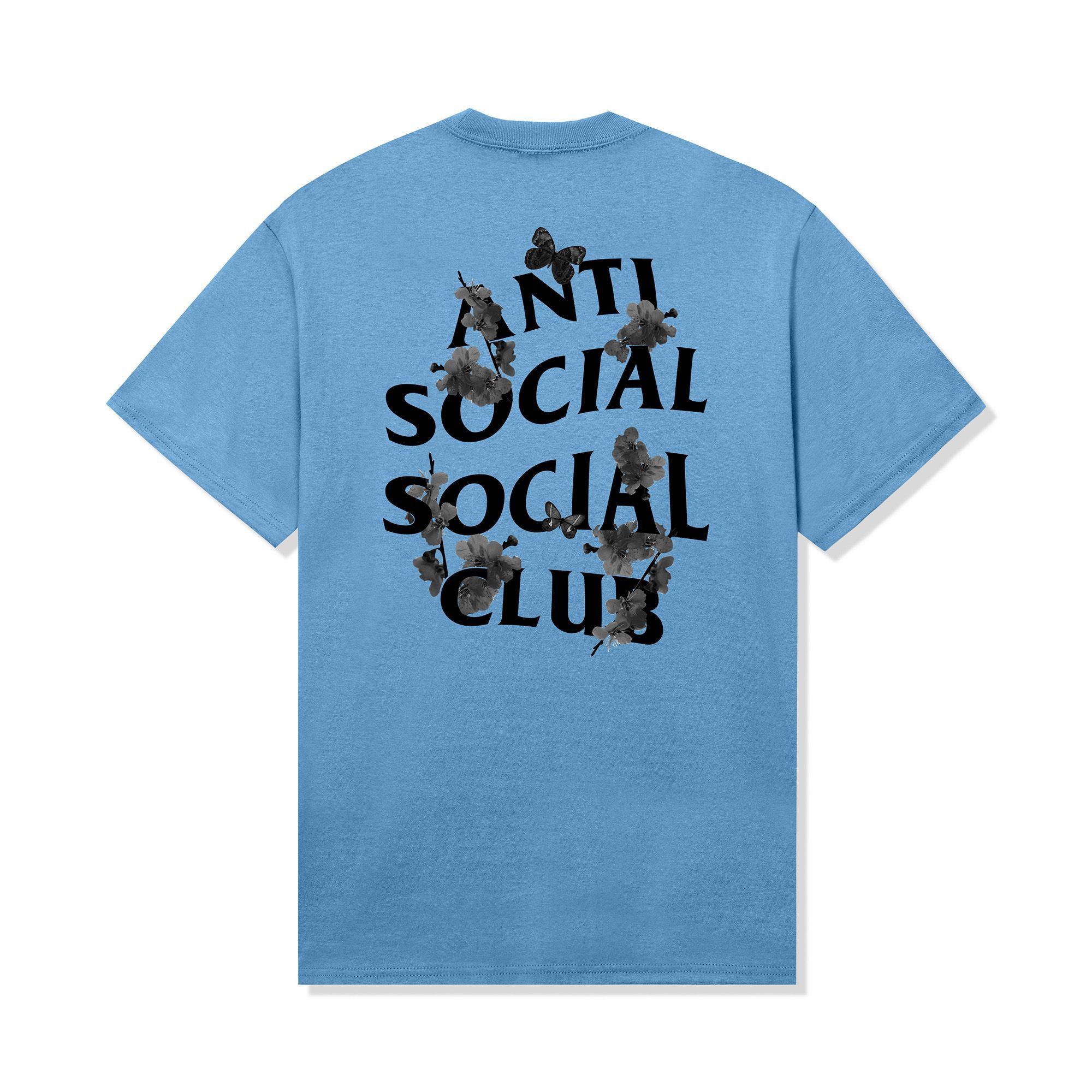 Anti Social Social Club Dramatic Tee Blue Brand New DS