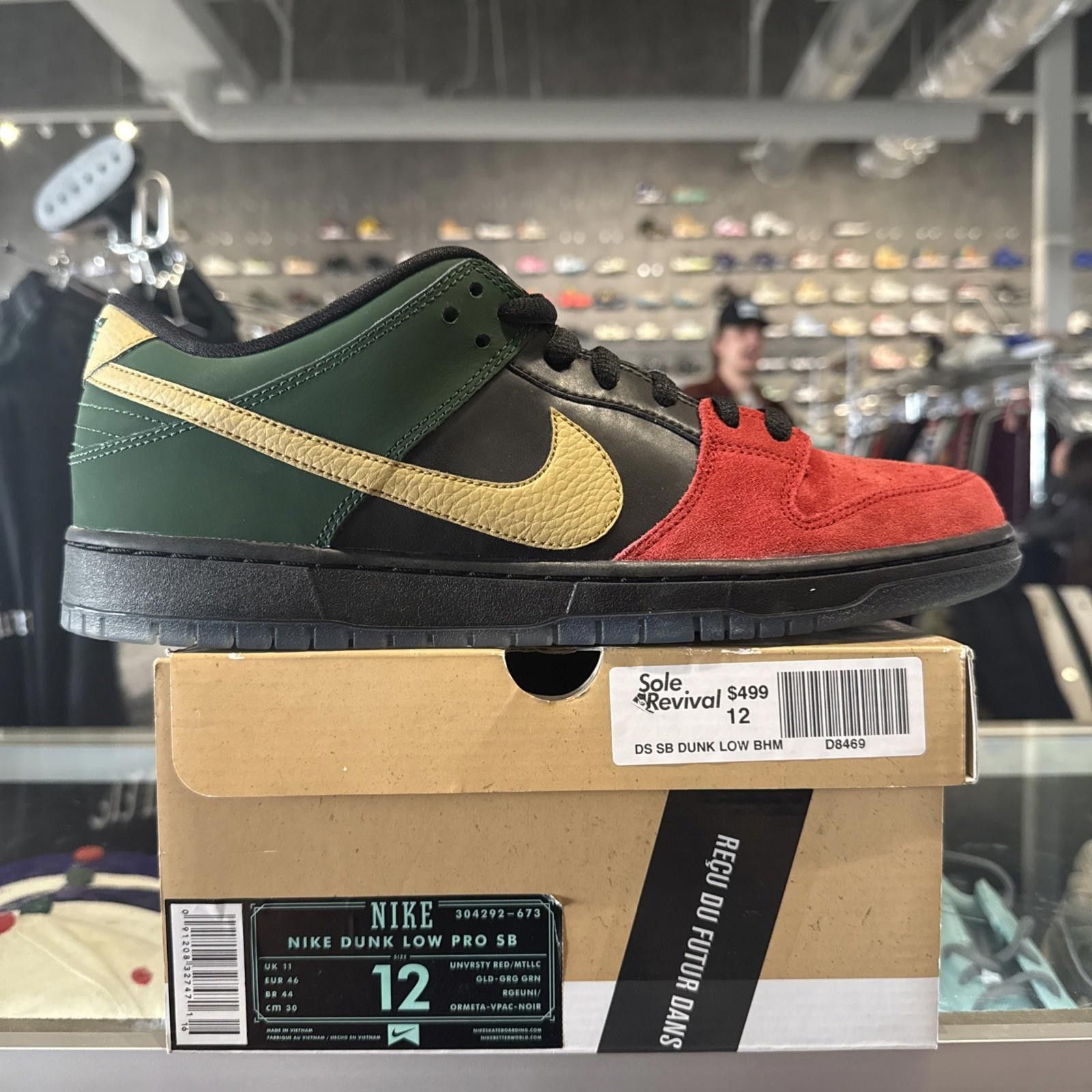 Black History Month Dunk Low History NEW SB DUNK “BHM” SZ 12