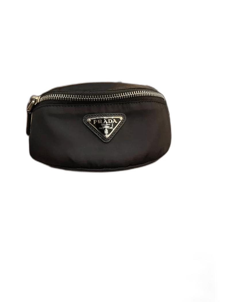 Prada Wrist Bag with Classic Triangle Logo