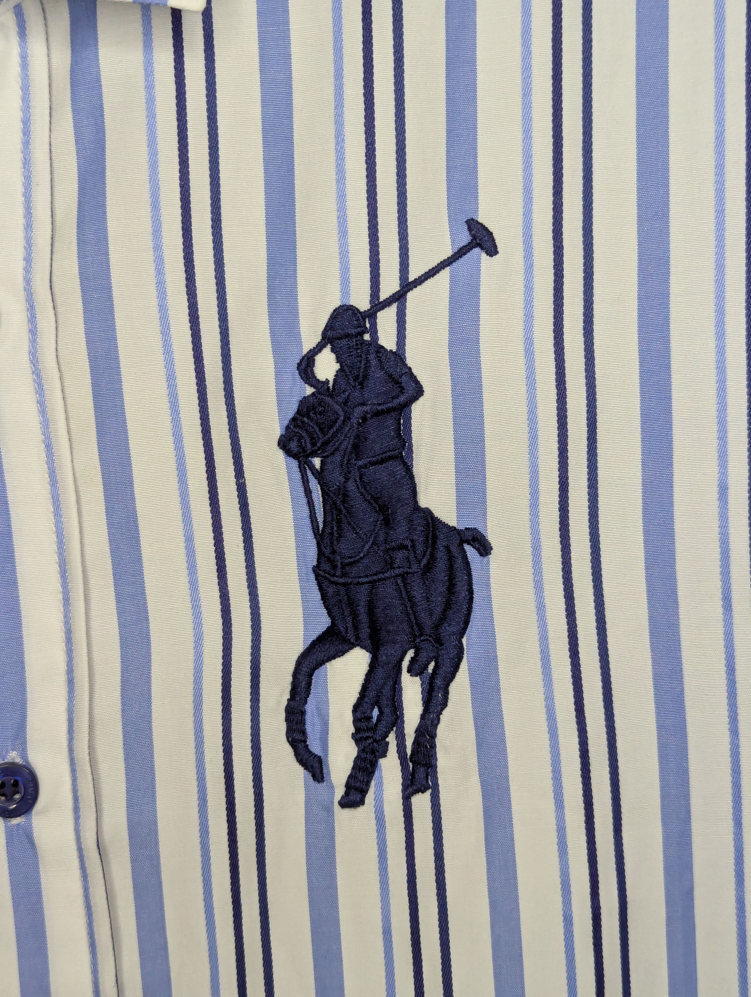 Polo Ralph Lauren × Vintage Polo Ralph Lauren Men's Vintage Big Pony Logo Shirt Size US L / EU 52-54 / 3 - 7 Thumbnail
