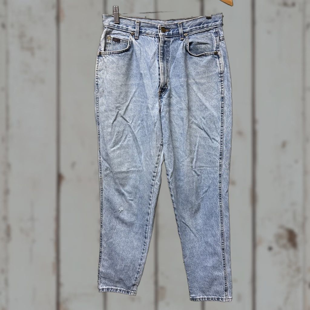 Vintage VINTAGE CHIC Jeans 5-Pocket Denim Tapered Relaxed High Rise 14 Blue Women Grunge 80s 90s USA Size 36" / US 14 / IT 50 - 1 Thumbnail