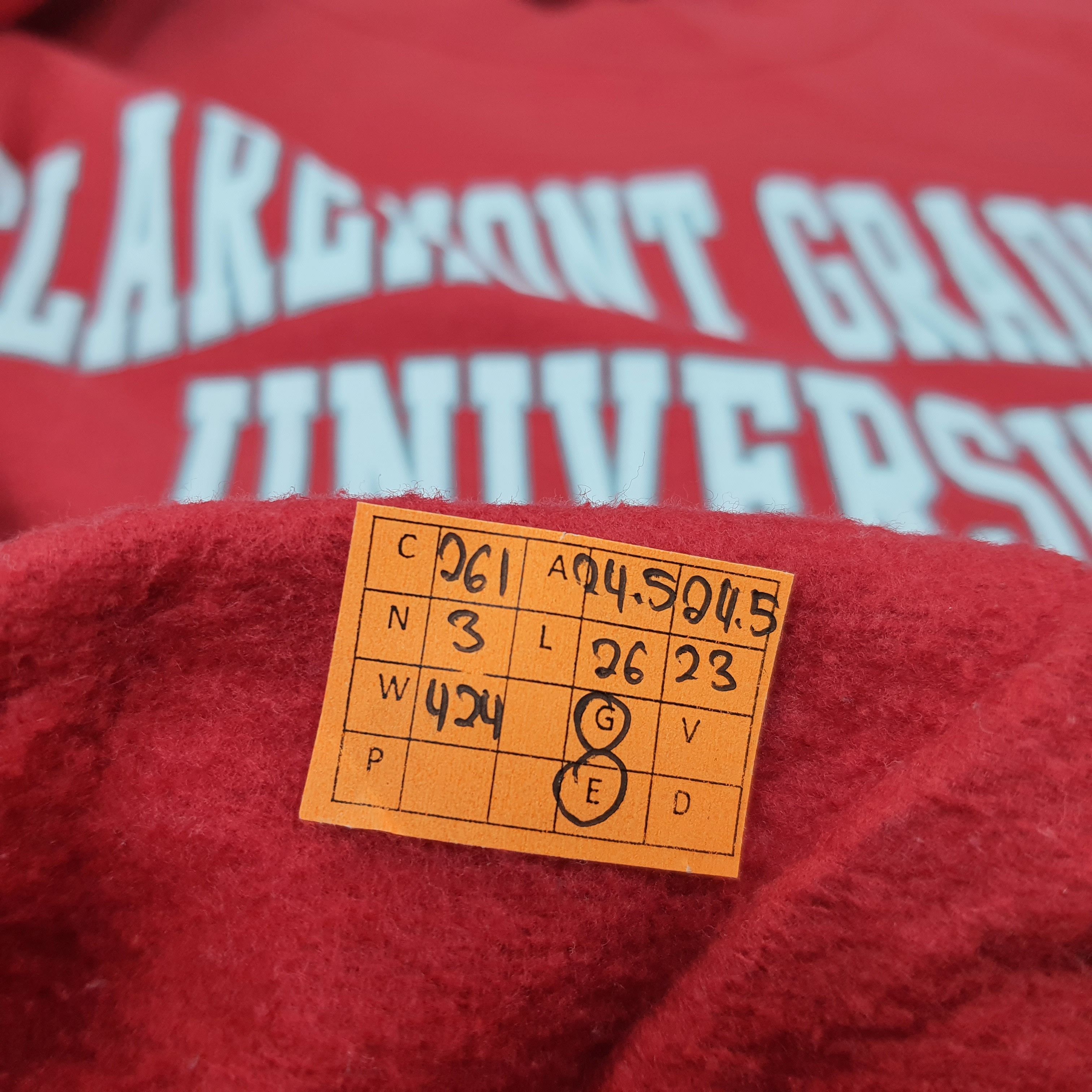 Vintage Vintage Claremont Graduate University Sweatshirt C261N3 Size US L / EU 52-54 / 3 - 6 Thumbnail