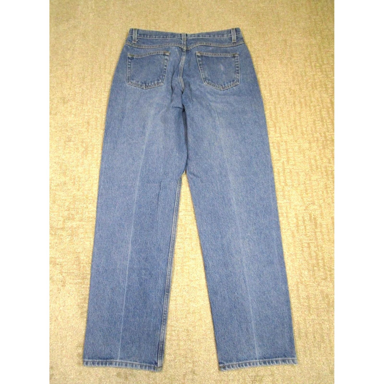 Vintage Vintage Rocky Mountain Jeans Women 32x34 Blue Straight Western Pants Light Wash Size 24" / US 00 / IT 34 - 3 Thumbnail