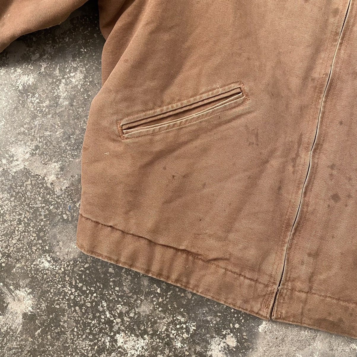 Carhartt 90s Vintage Carhartt Detroit Work Trashed Jacket J97 BRN Size US L / EU 52-54 / 3 - 4 Thumbnail