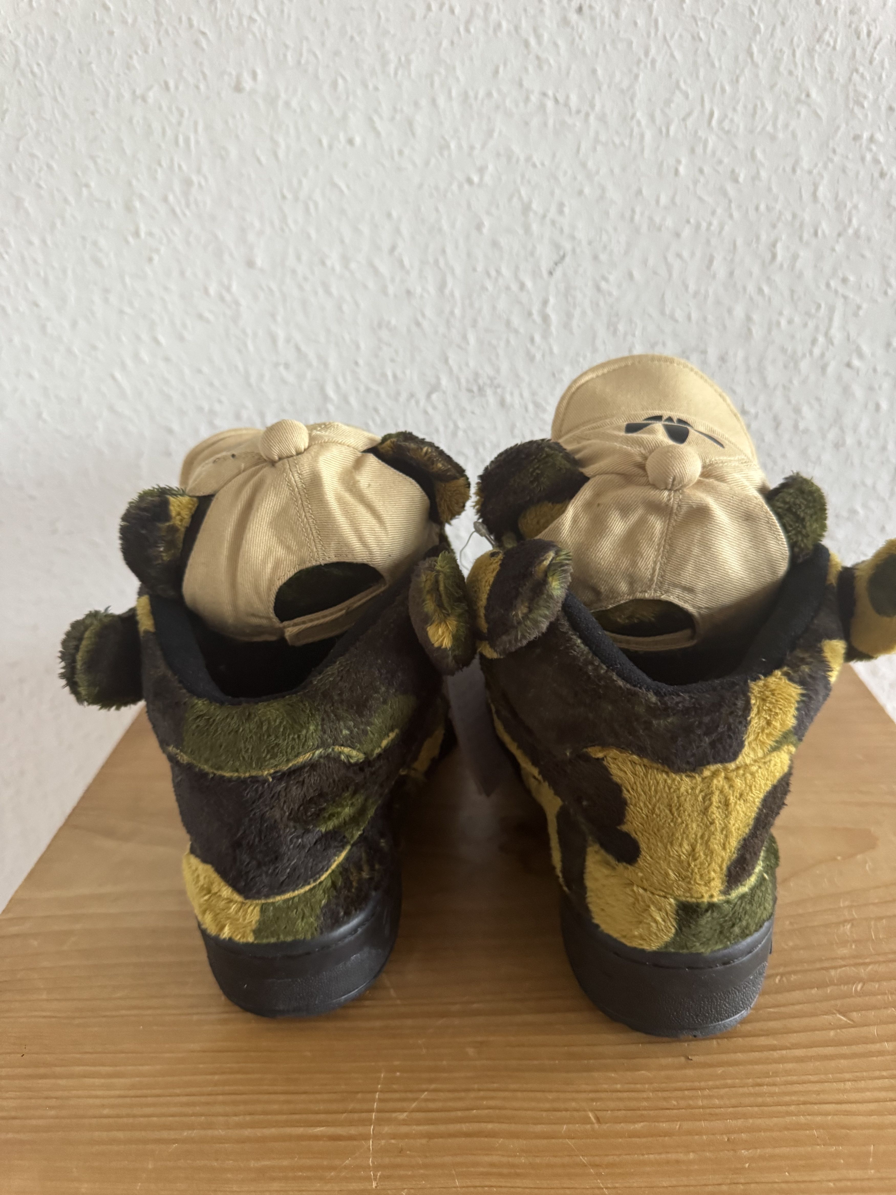 Adidas × Jeremy Scott JS Camo Teddy Bear Sneakers Size US 5 / EU 37 - 6 Thumbnail