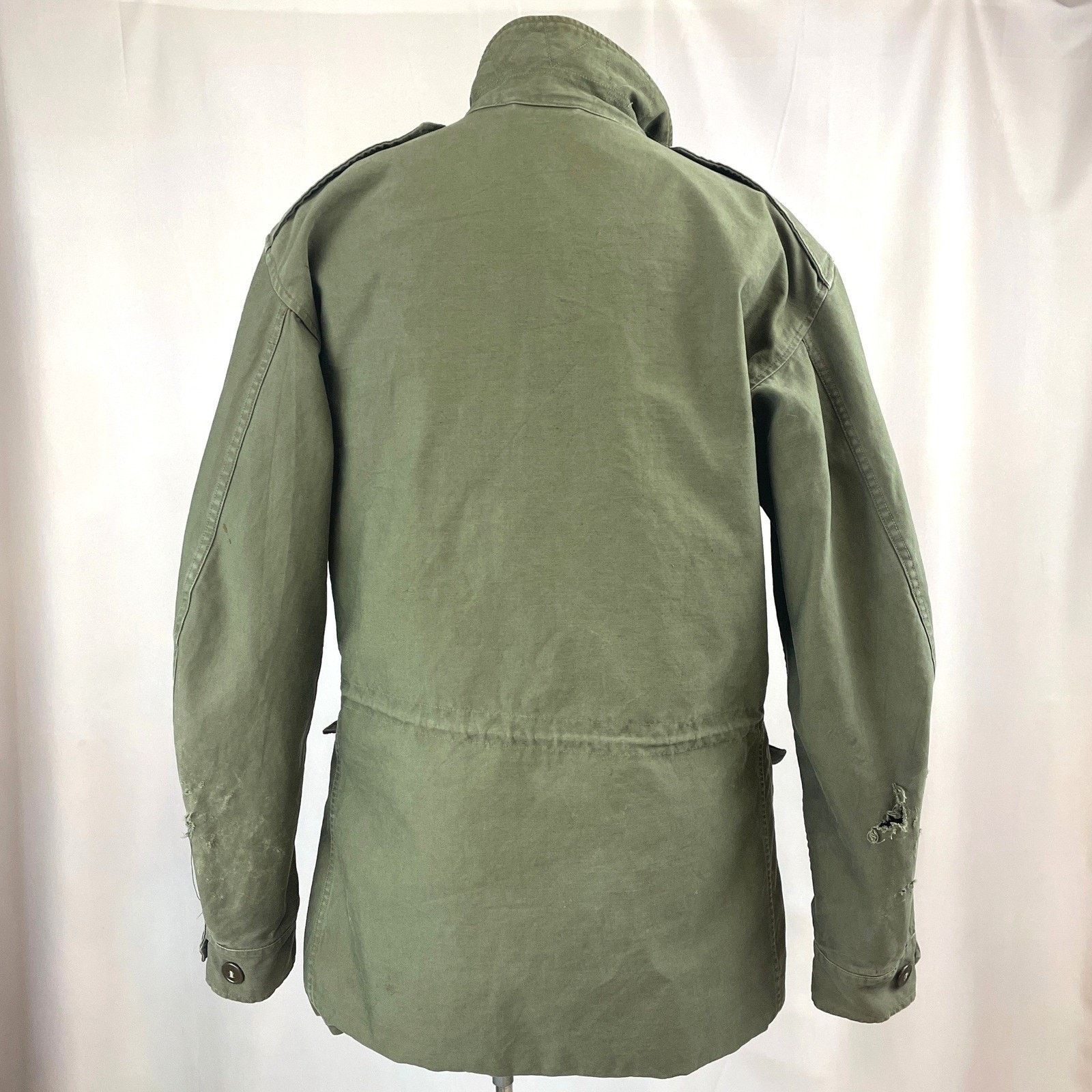 Vintage Army Field Jacket M1943 (36L) Military Distressed Gorp 50s Size US M / EU 48-50 / 2 - 4 Thumbnail