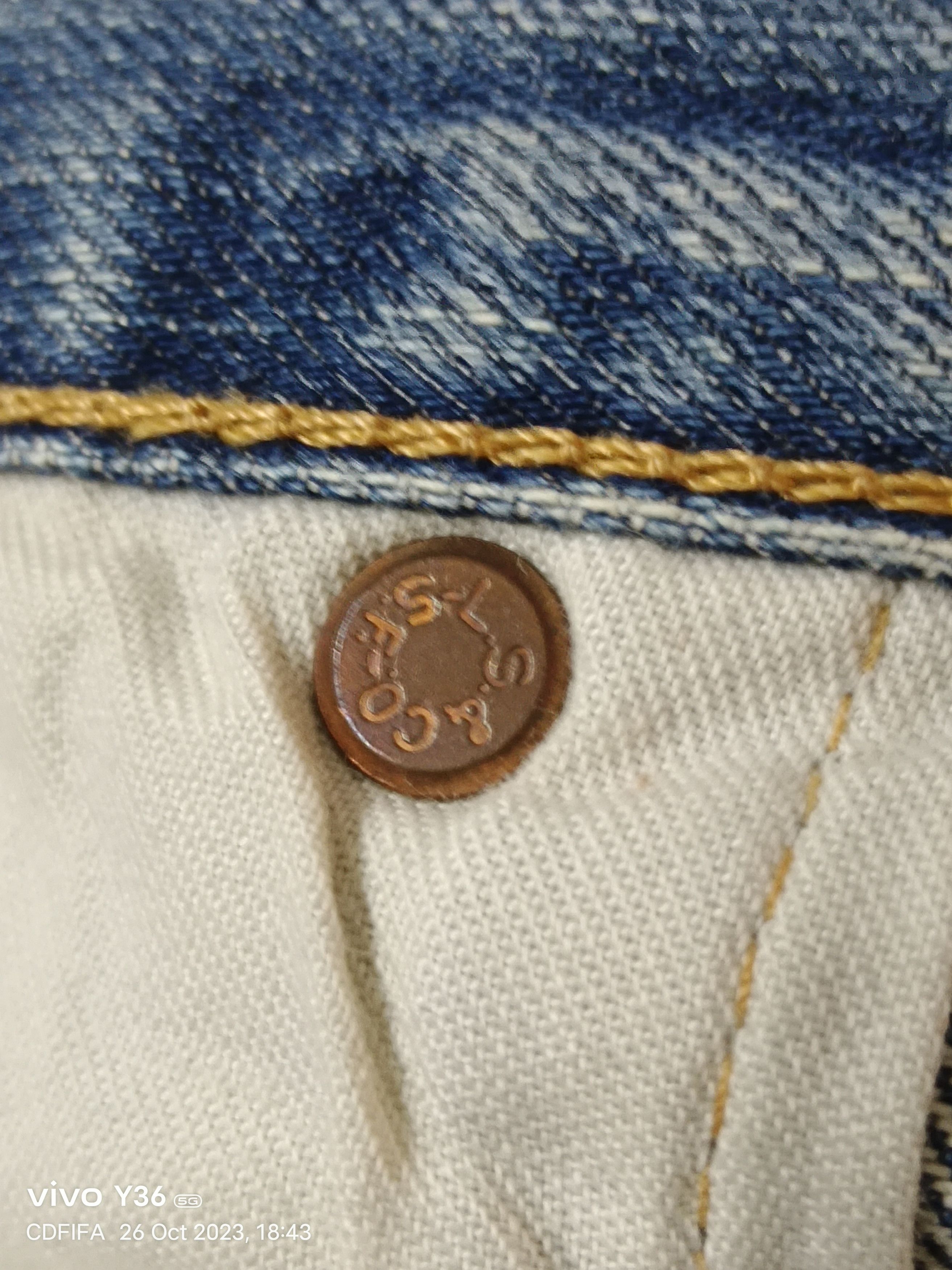 Levi's Vintage Clothing Levi's 501 Seditionaries Distressed Jeans Size US 29 - 11 Thumbnail