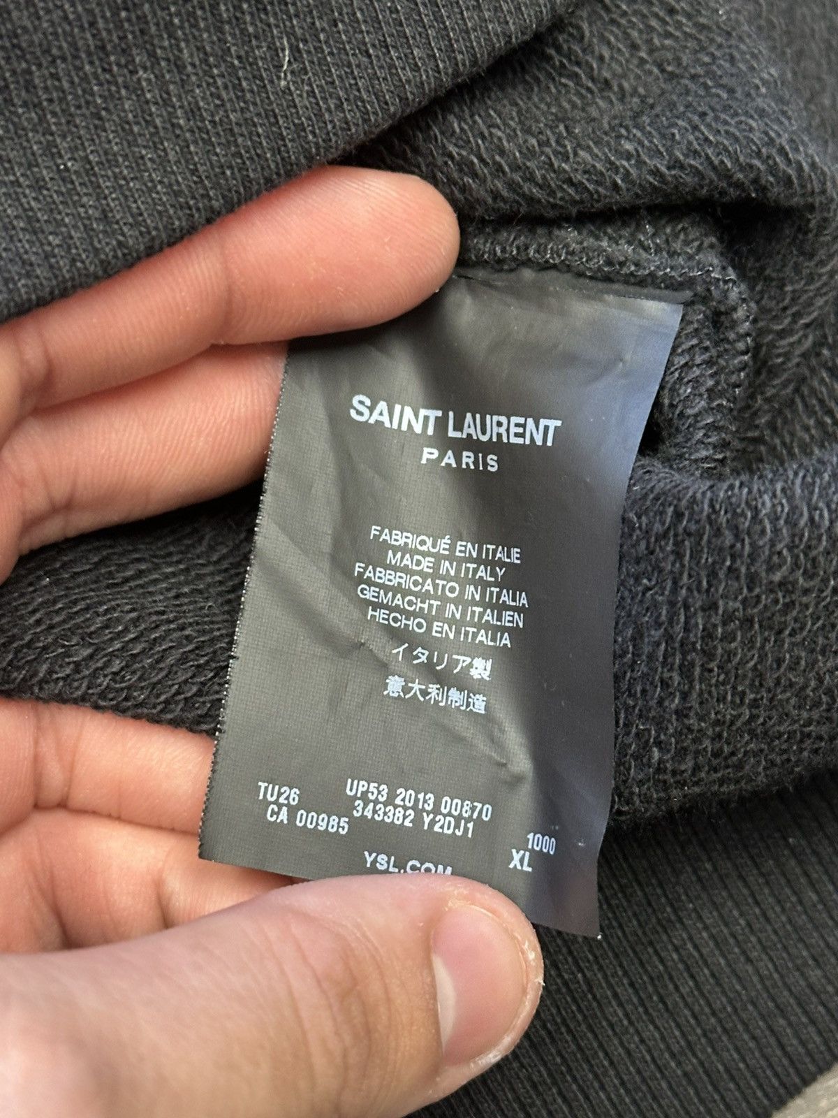 Saint Laurent Paris Saint Laurent Paris Zipper Sleeveless Vest Size US XL / EU 56 / 4 - 3 Thumbnail