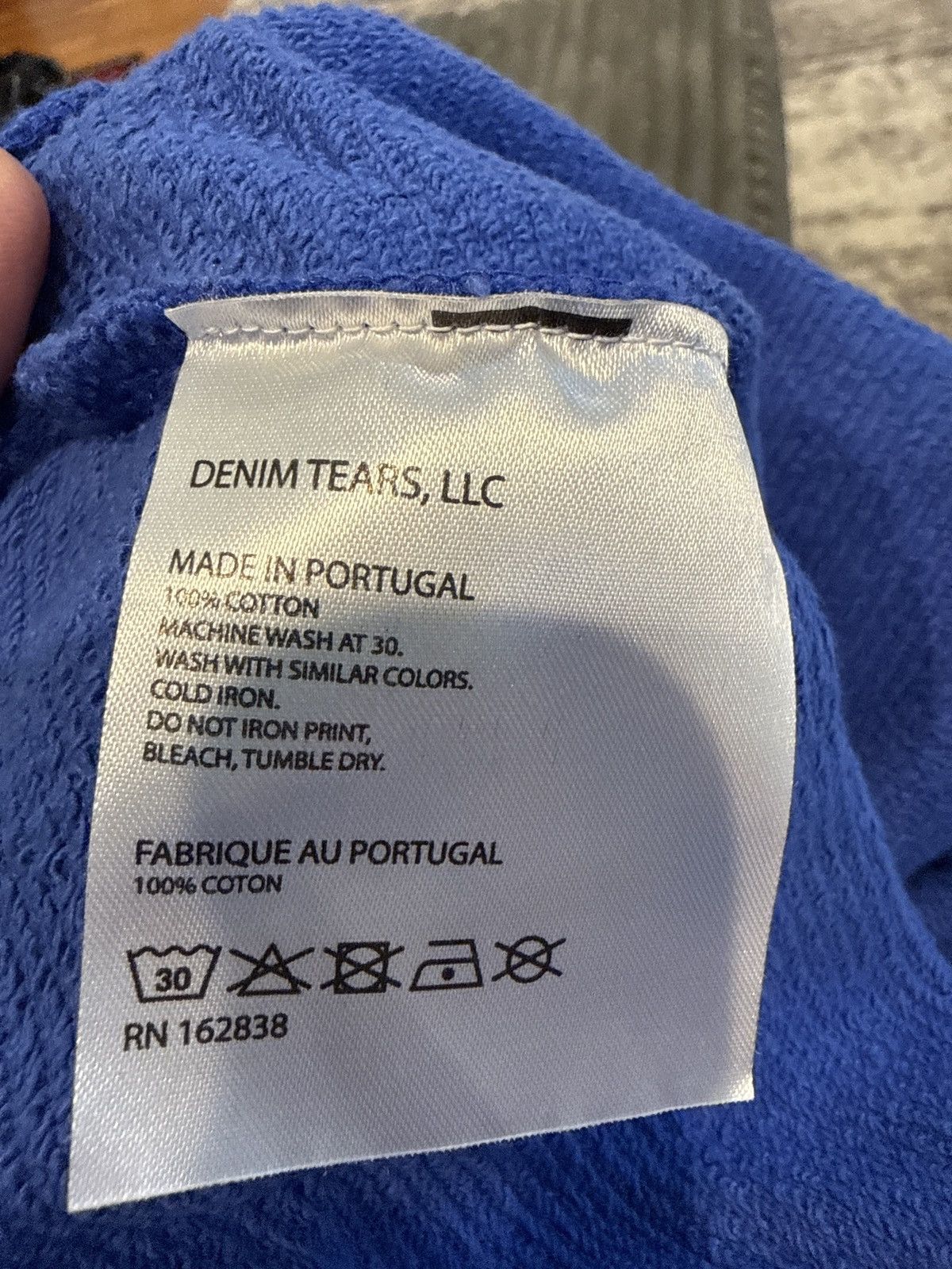 DENIM TEARS Denim Tears Blue Sweatpants Large Size US 31 - 14 Thumbnail