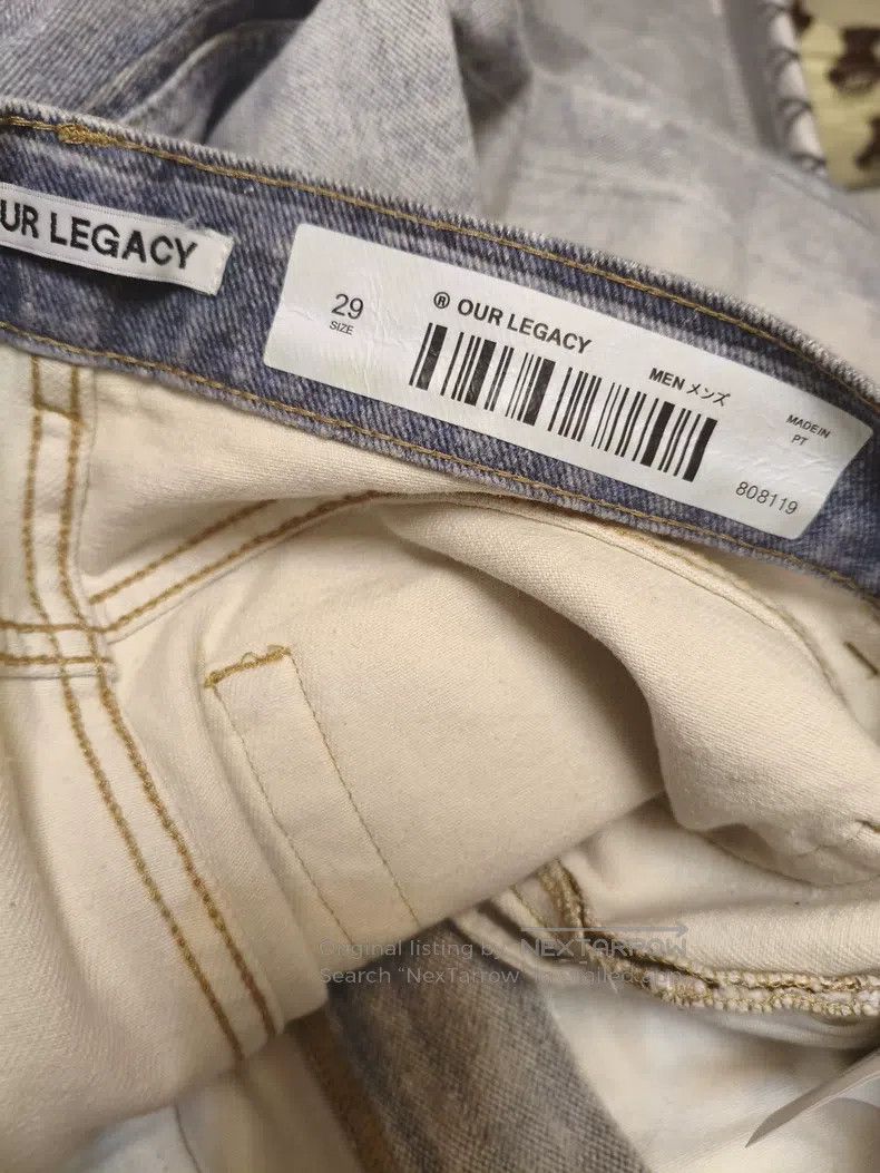 Our Legacy Our Legacy Washed Blue Denim Jeans Size US 29 - 6 Thumbnail