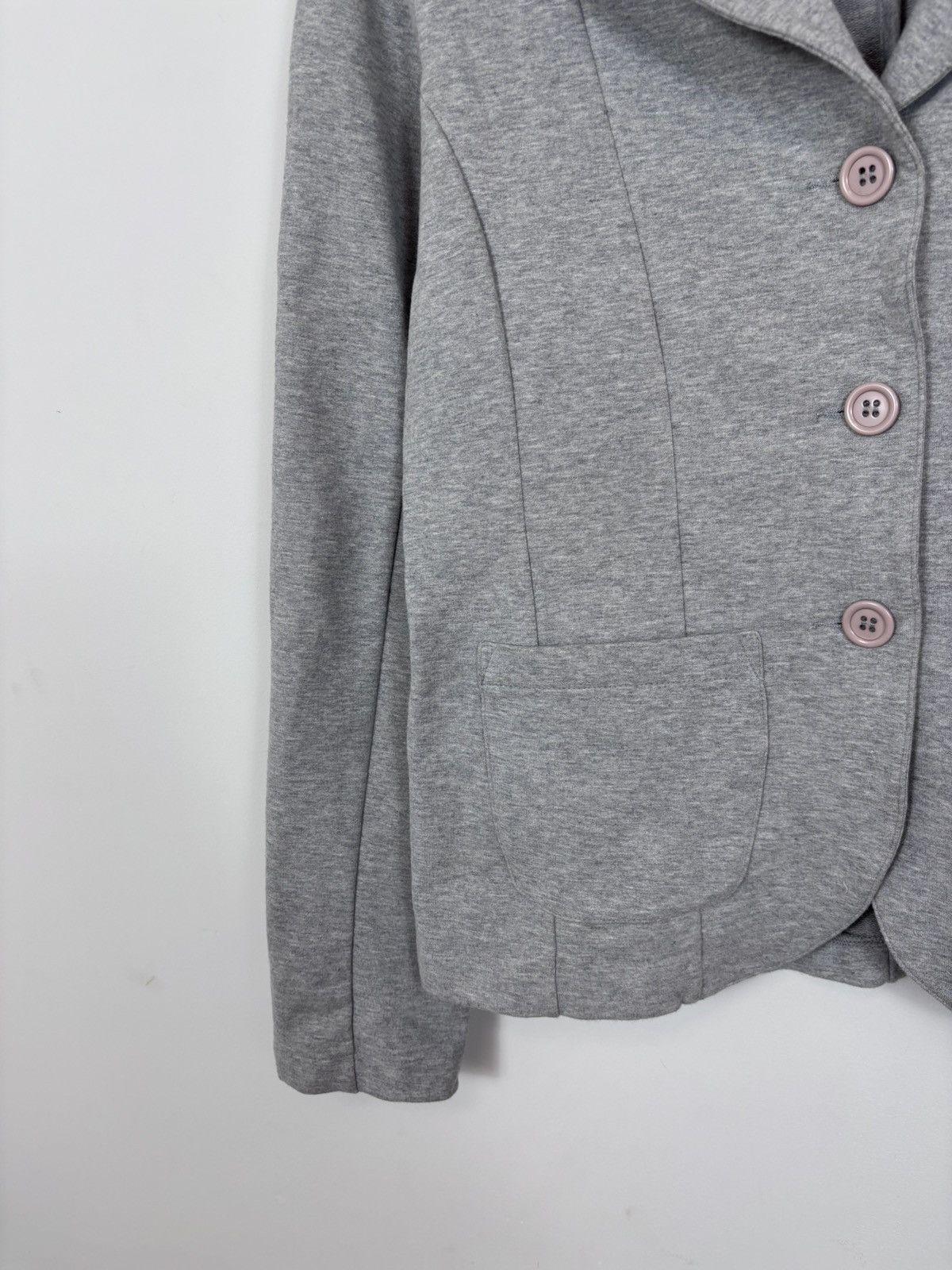 Escada Sport Escada Sport Women’s Grey 3-Buttons Blazer Jacket Size S / US 4 / IT 40 - 4 Thumbnail