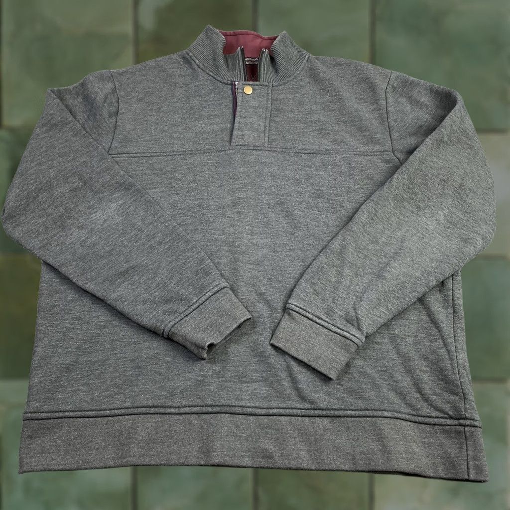 Orvis Orvis Sweatshirt Jacket Mens Size Large 1/4 Zip Gray Knit Embroidered Logo Pullover Classic Fit All Seasons Activewear Size US L / EU 52-54 / 3 - 1 Thumbnail