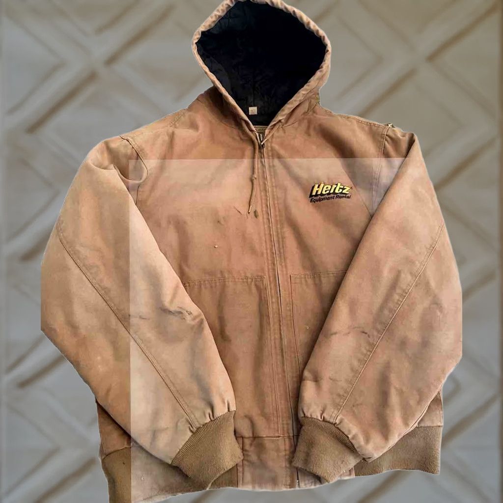 Equipment VINTAGE Swingster Jacket L Brown Canvas Distressed Quilt Lined Workwear Shirt Mens Regular Brown Size US L / EU 52-54 / 3 - 1 Thumbnail
