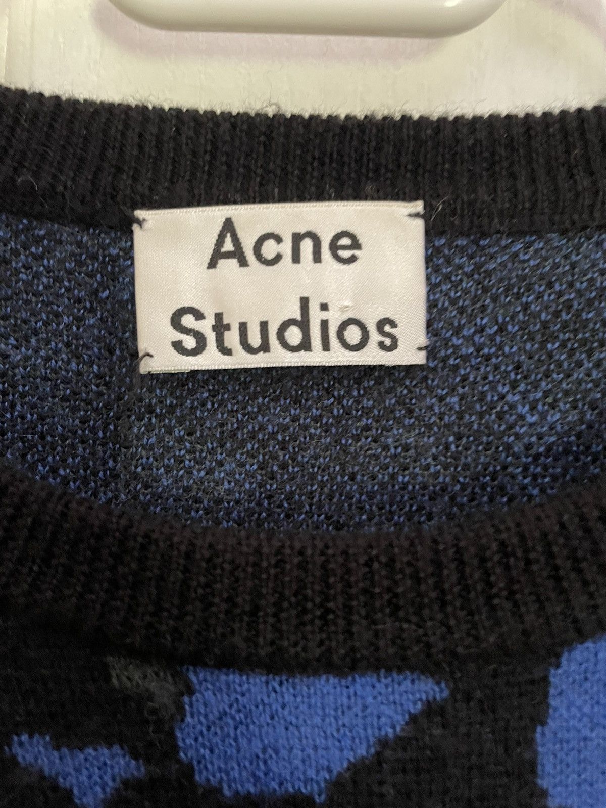 Acne Studios Acne Studios Camo Jaquard wool knit sweater Size US M / EU 48-50 / 2 - 2 Thumbnail