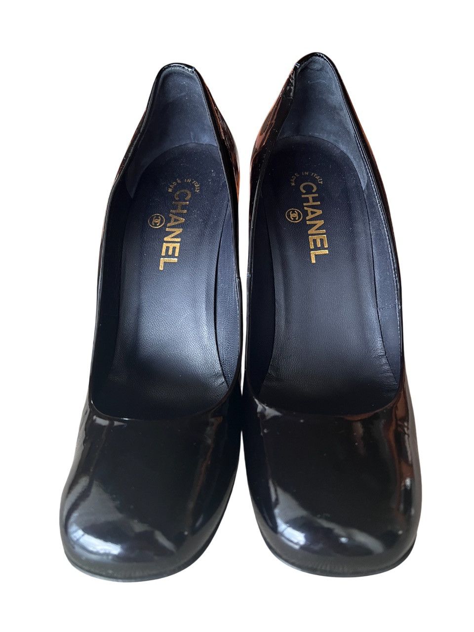 Chanel Ptanet leather heels Size US 9 / IT 39 - 3 Thumbnail