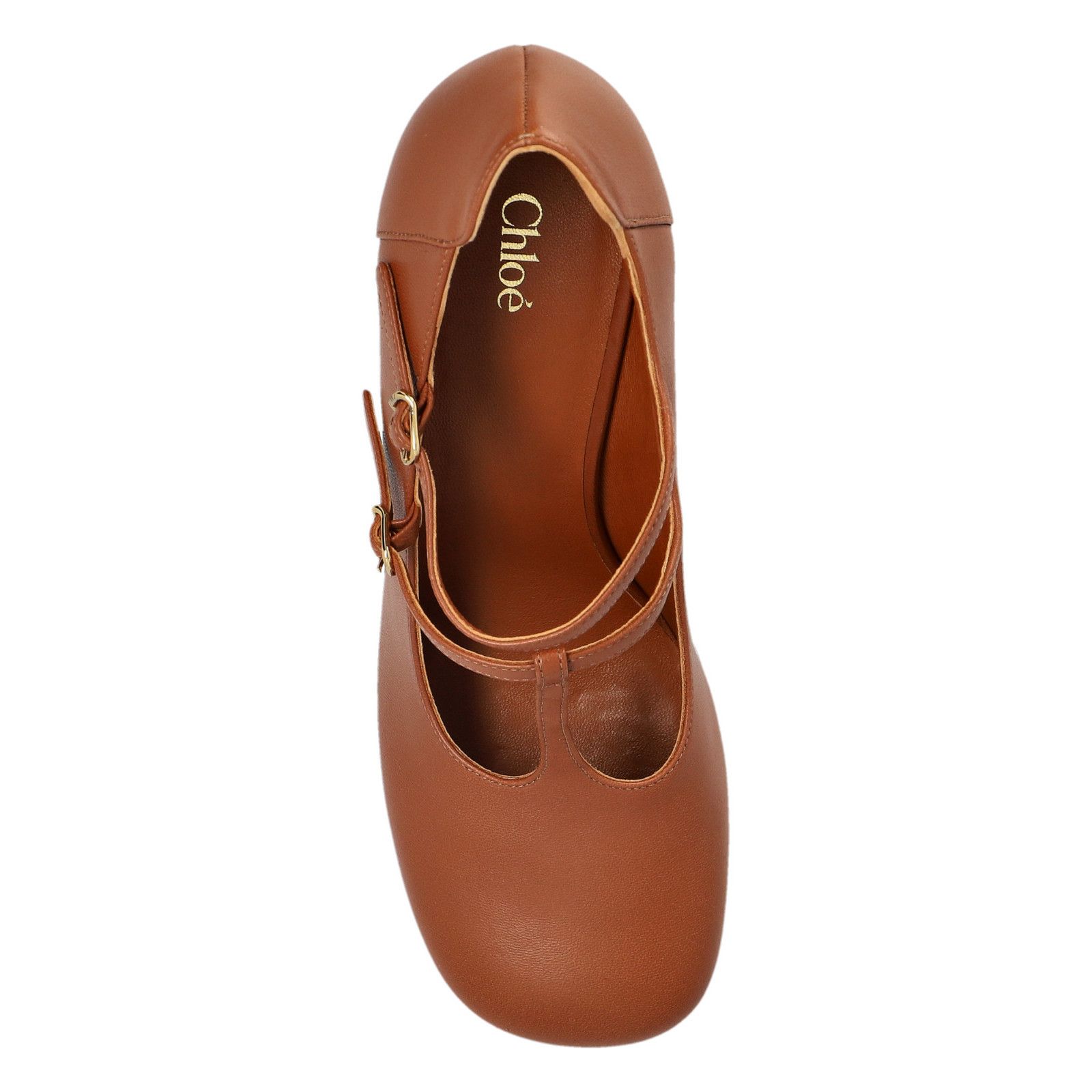 Chloe Loti Platform Brown Leather Sandals New & Authentic (E