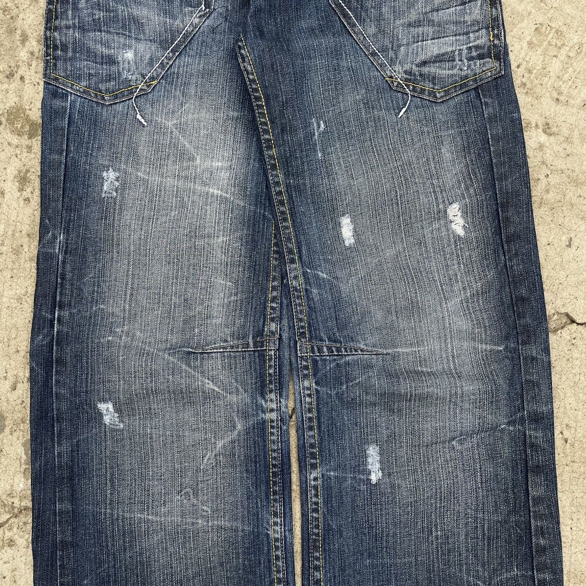 Levi's Made & Crafted Vintage Crafted Crazy Fit Women’s Flared Jeans Y2K Punk Rave Size 28" / US 6 / IT 42 - 6 Thumbnail