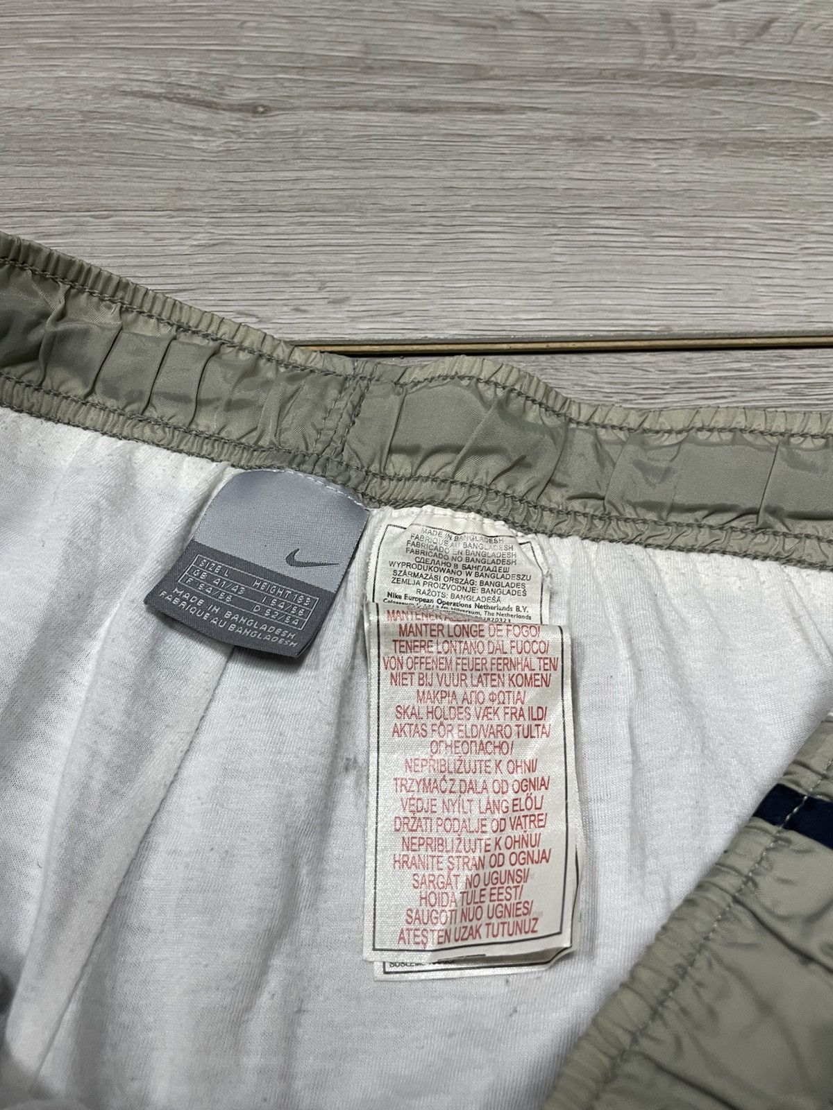 Nike Nike vintage parachute pants ninja stripes swoosh drill Size US 34 / EU 50 - 8 Thumbnail