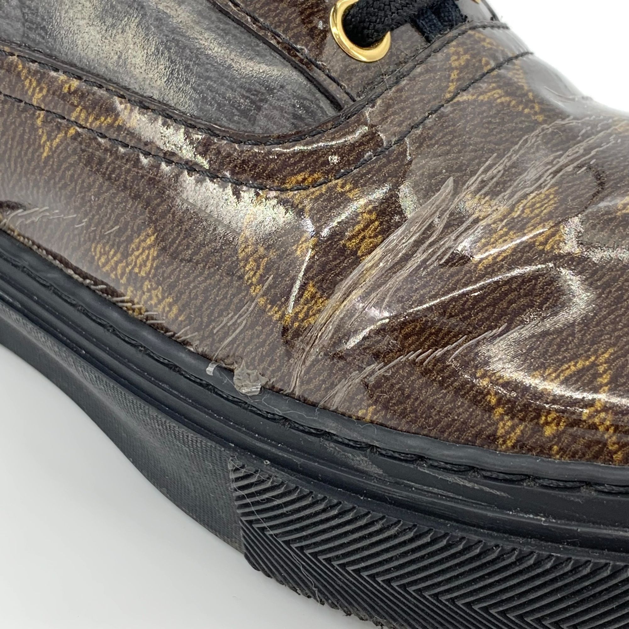 Louis Vuitton Louis Vuitton Monogram Brown & Black Low-Top Sneakers Size US 8 / EU 41 - 5 Thumbnail