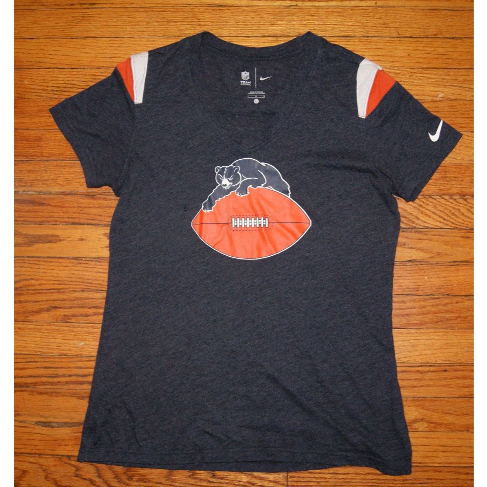 Nike Chicago Bears Womens L Nike Team Apparel Jersey Style TShirt Size L / US 10 / IT 46 - 2 Thumbnail
