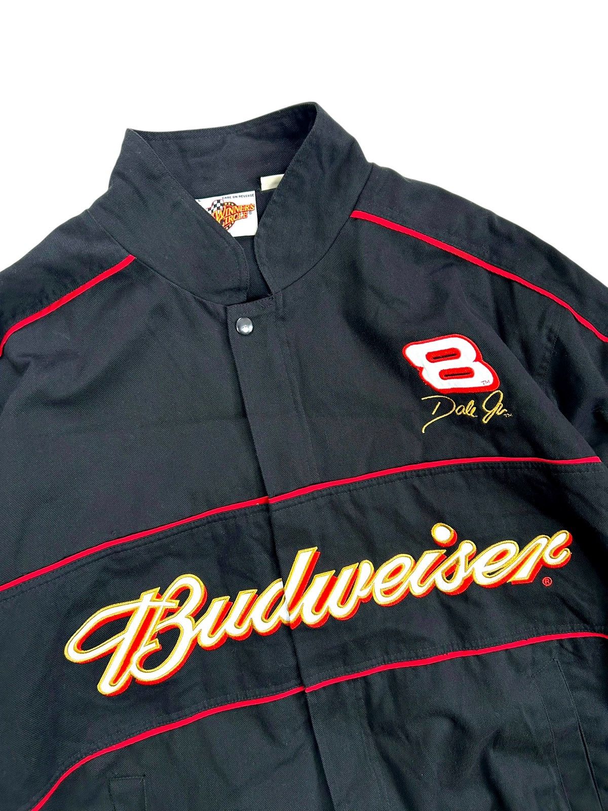 Budweiser Vintage Budweiser Nascar Racing y2k jacket Dale Earnhardt Size US L / EU 52-54 / 3 - 4 Thumbnail