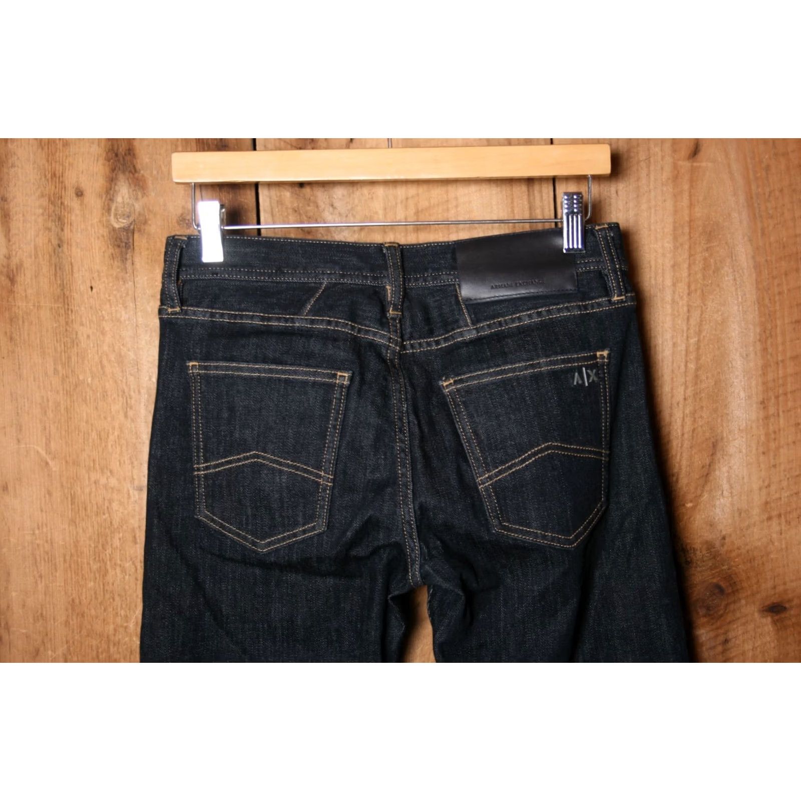 Armani Exchange A|X ARMANI EXCHANGE Blue Stretch Denim Skinny Fit Jeans Men's Sz. 28 Size US 31 - 4 Thumbnail