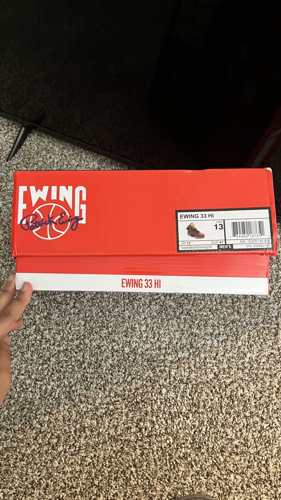 Other Patrick Ewing Basketball Shoe NEVER TOUCHED, NEVER WORN Size US 13 / EU 46 - 2 Thumbnail