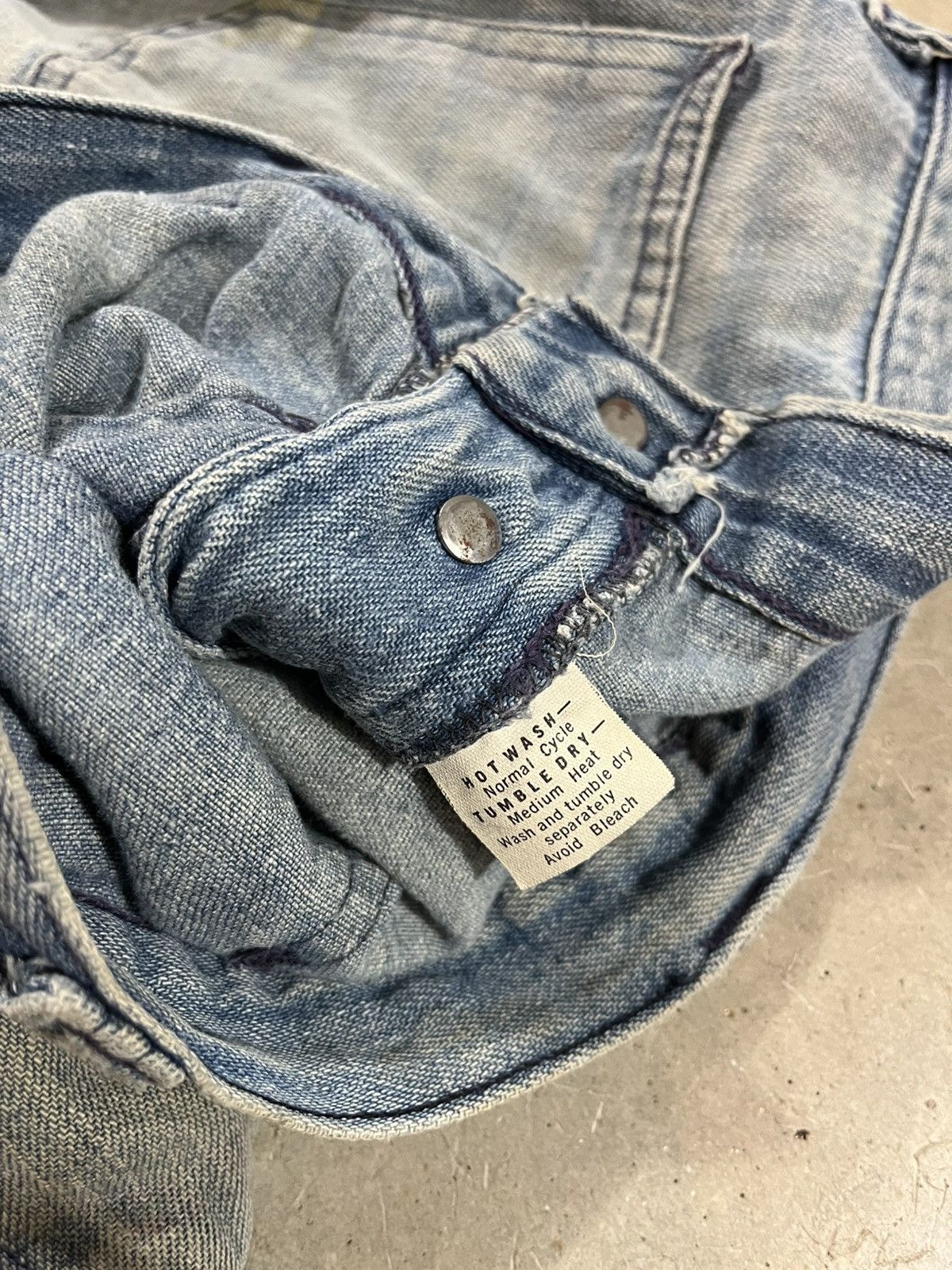 Lee Vintage 70s Lee Flared Jeans Faded Blue 30x31 Size US 30 / EU 46 - 7 Thumbnail