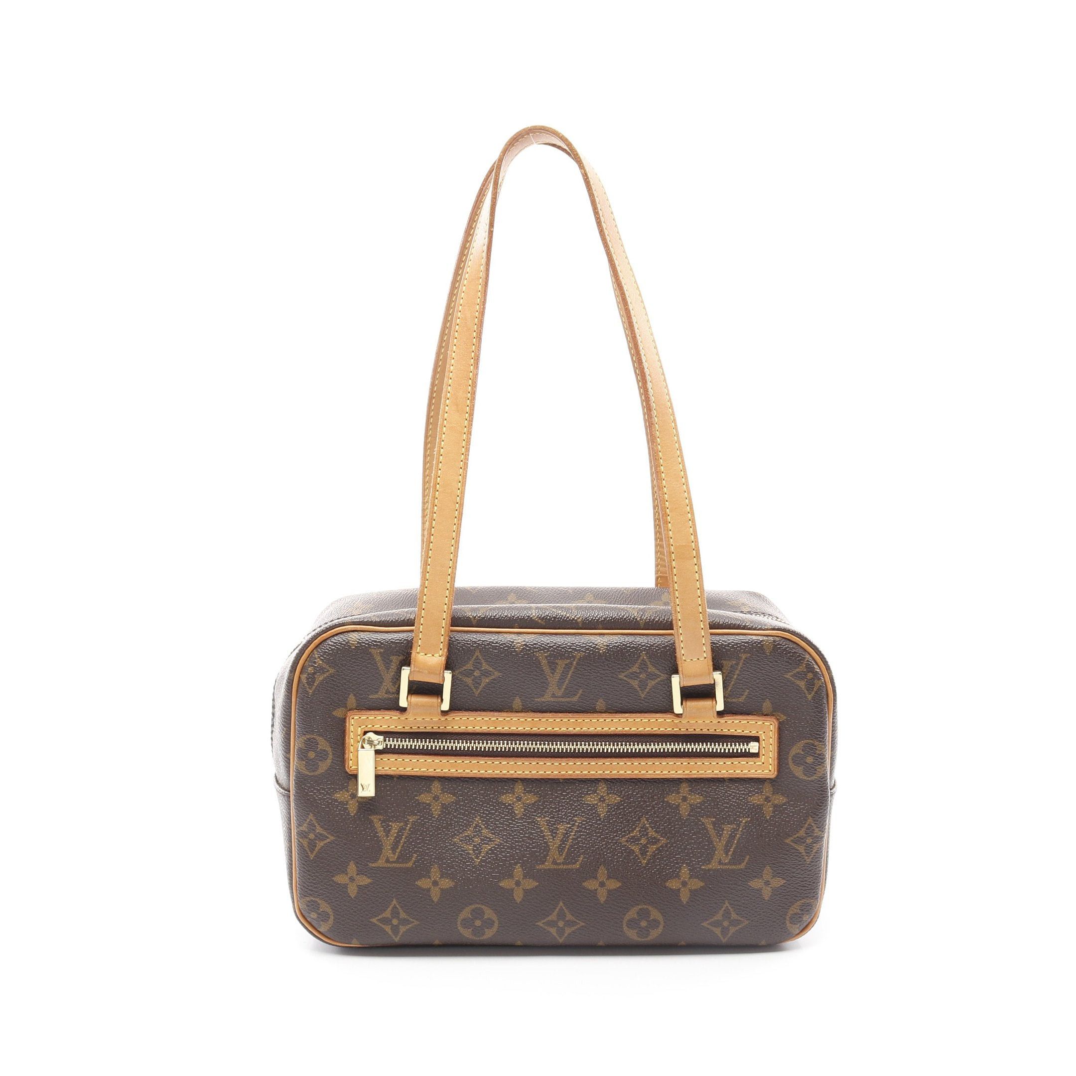 Louis Vuitton Louis Vuitton Cite Mm Monogram Shoulder Bag Leather Brown Size ONE SIZE - 1 Thumbnail