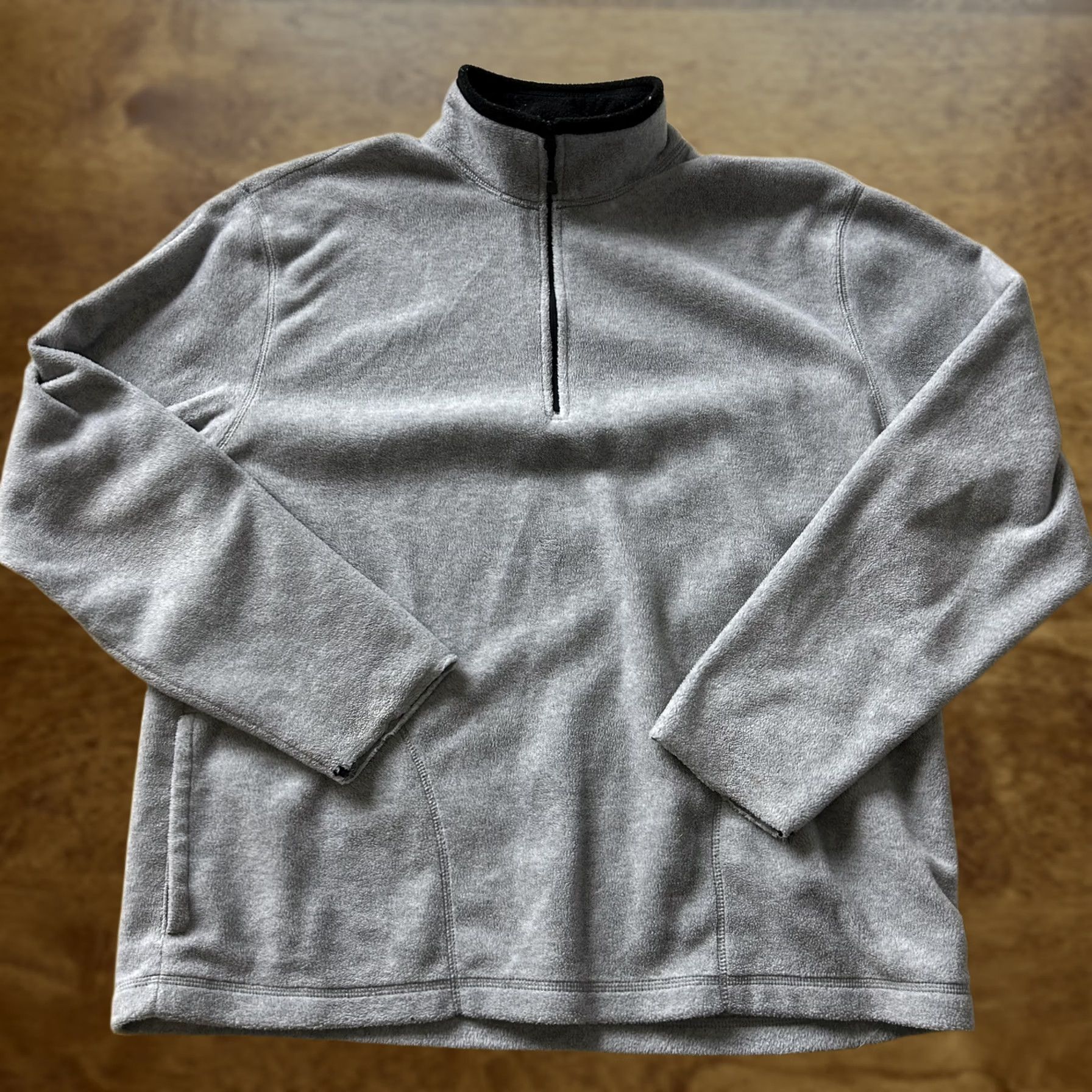 Old Navy Y2K Old Navy Sweatshirt Mens XL Gray Fleece 1/4 Zip Pullover Mock Neck Pockets Size US XL / EU 56 / 4 - 1 Thumbnail