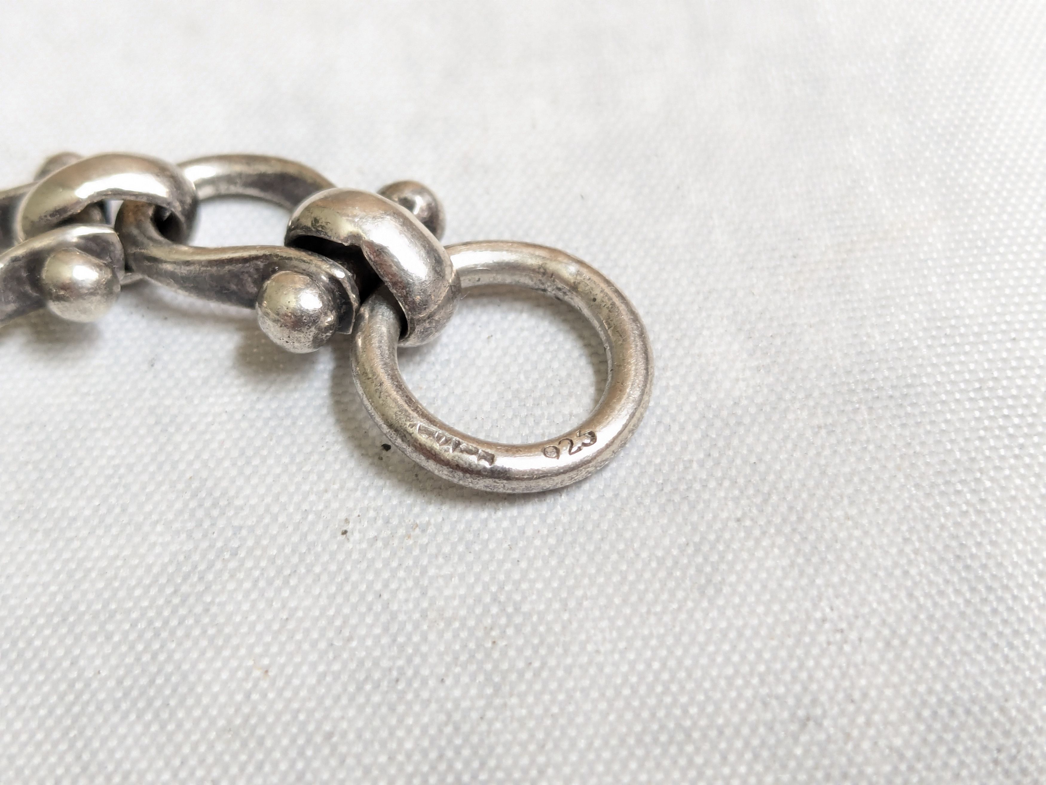 Jewelry Vintage Sterling Silver Equestrian Bracelet Taxco 7.75" Size ONE SIZE - 9 Thumbnail