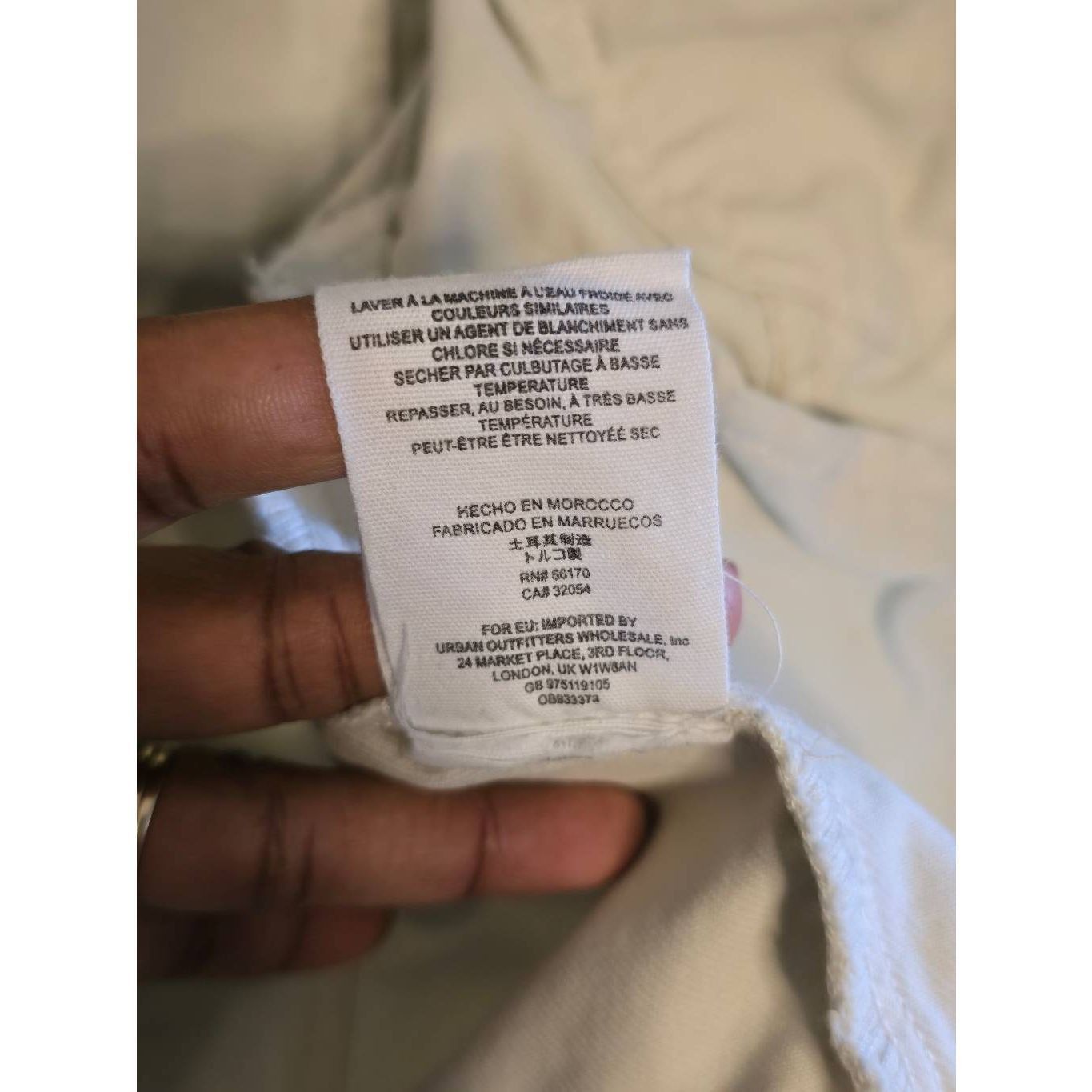 Free People Free People We The Free Denim Jacket XS Beige Off-White Butt Size XS / US 0-2 / IT 36-38 - 8 Thumbnail